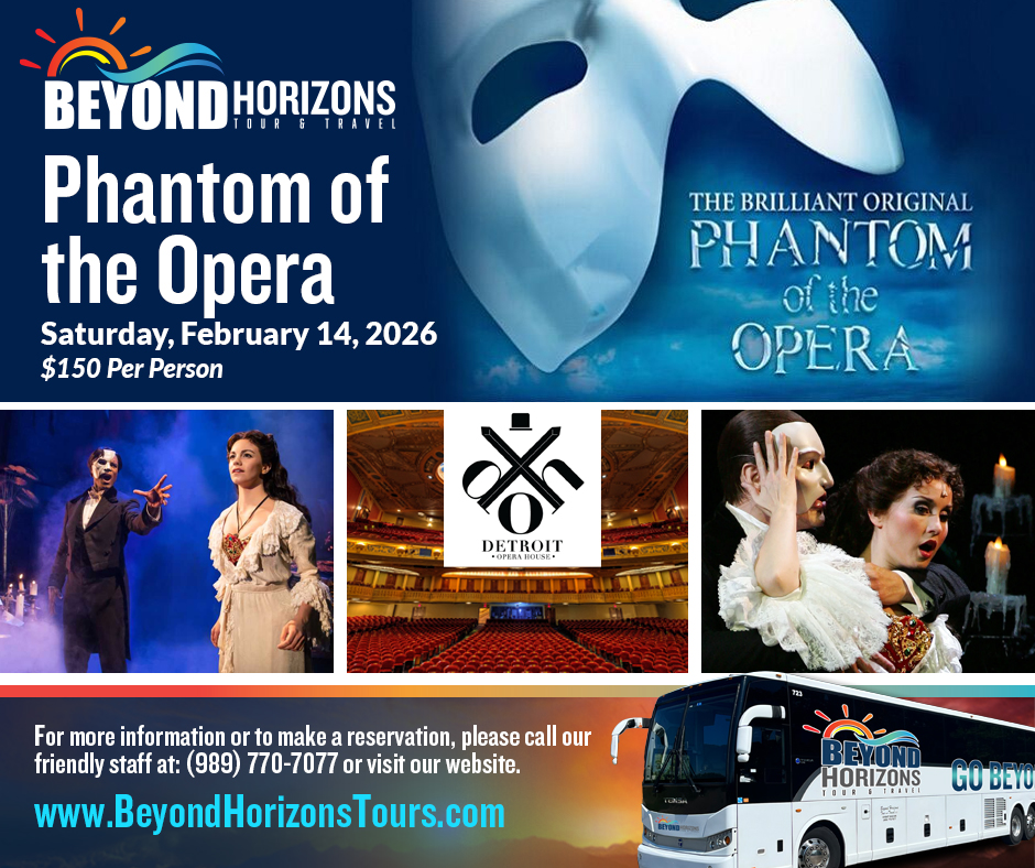 🎭 Don't miss Phantom of... - Beyond Horizons Tours & Travel | Facebook