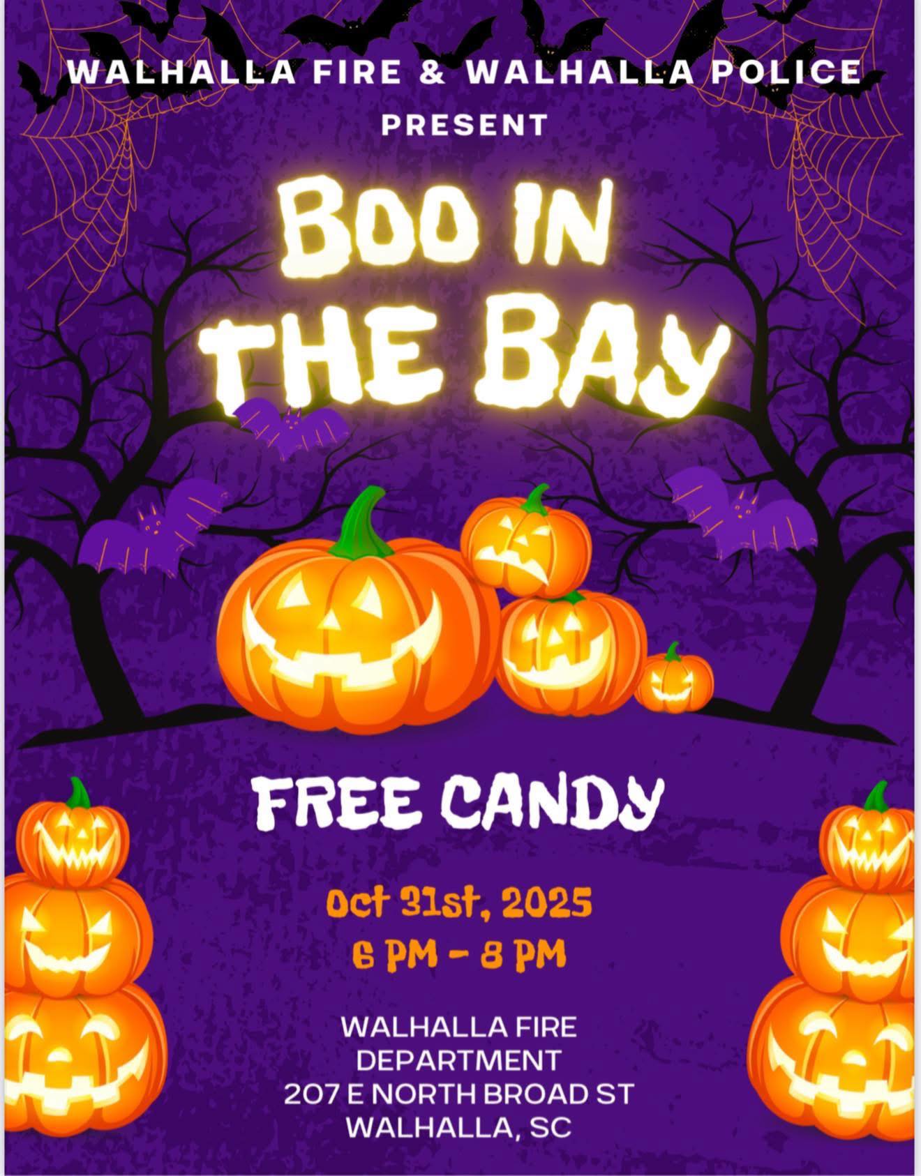 🎃🎃🎃 TONIGHT !! 🎃🎃🎃 BOO... - City of Walhalla Fire Department | Facebook