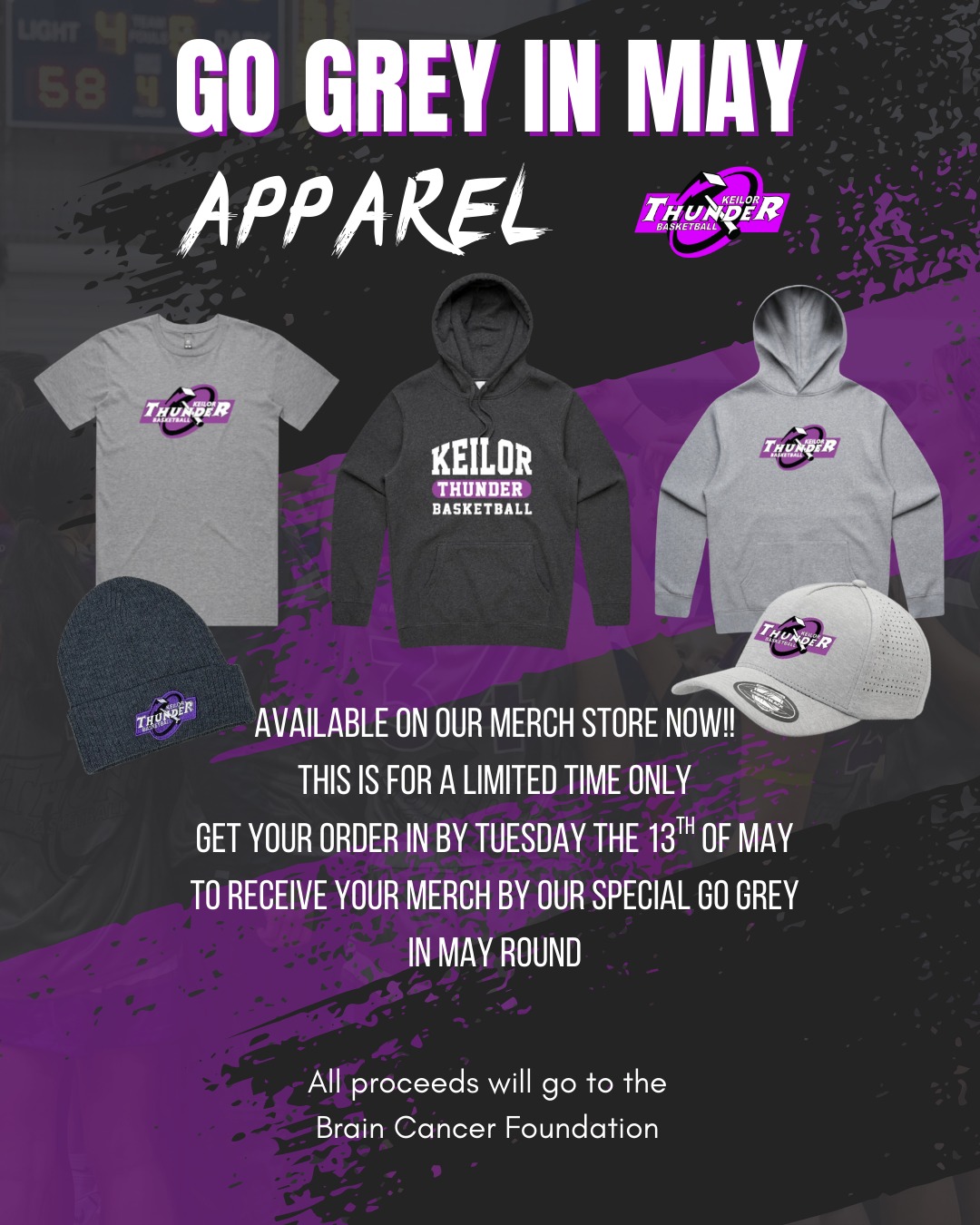 Keilor - 🩶 Go Grey in May is here! 🩶 Limited edition apparel has just ...