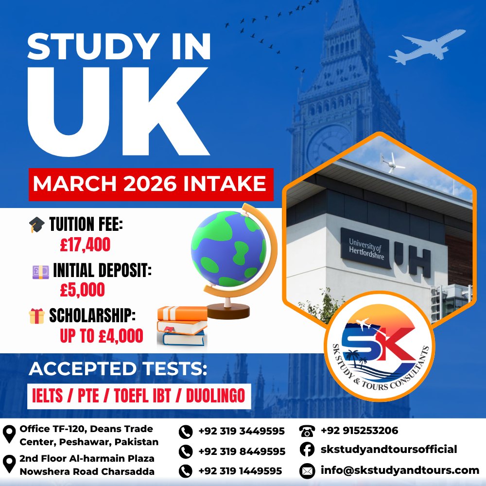 SK - 🌟 March 2026 UK Intake is NOW OPEN! 🌟 🎓 Study at University of ...