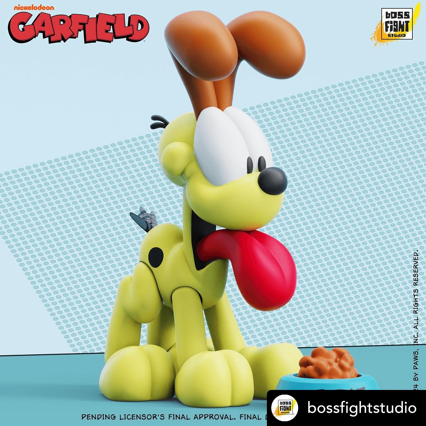 First ever Garfield action figures! • @bossfightstudio Today, we