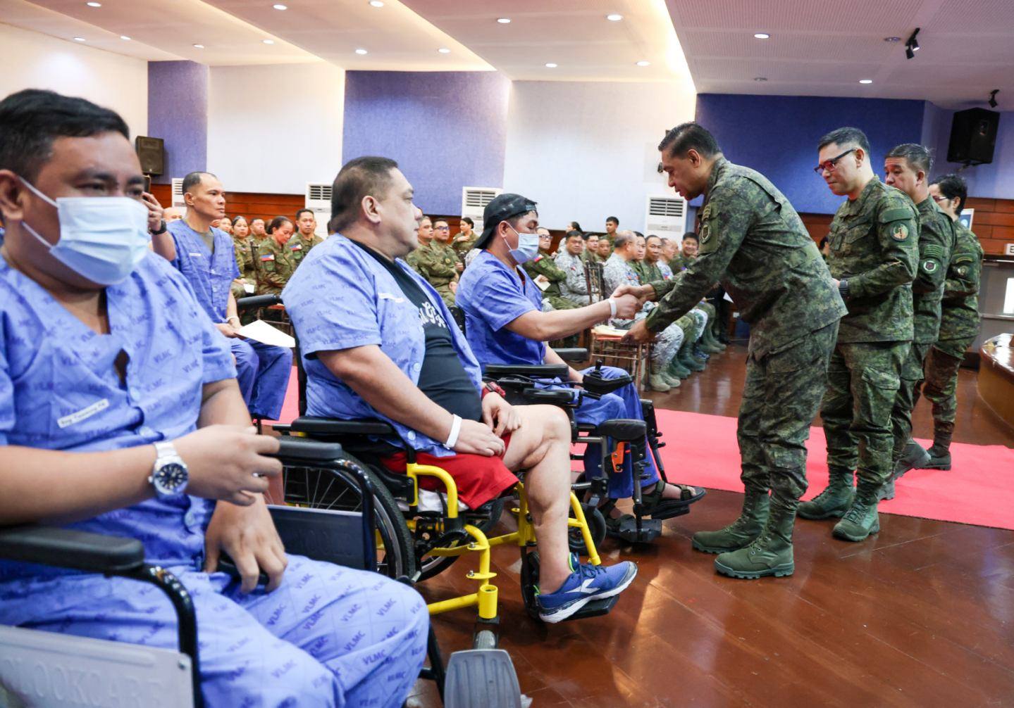 Armed - AFP Chief of Staff General Romeo S Brawner Jr. hands gifts to ...
