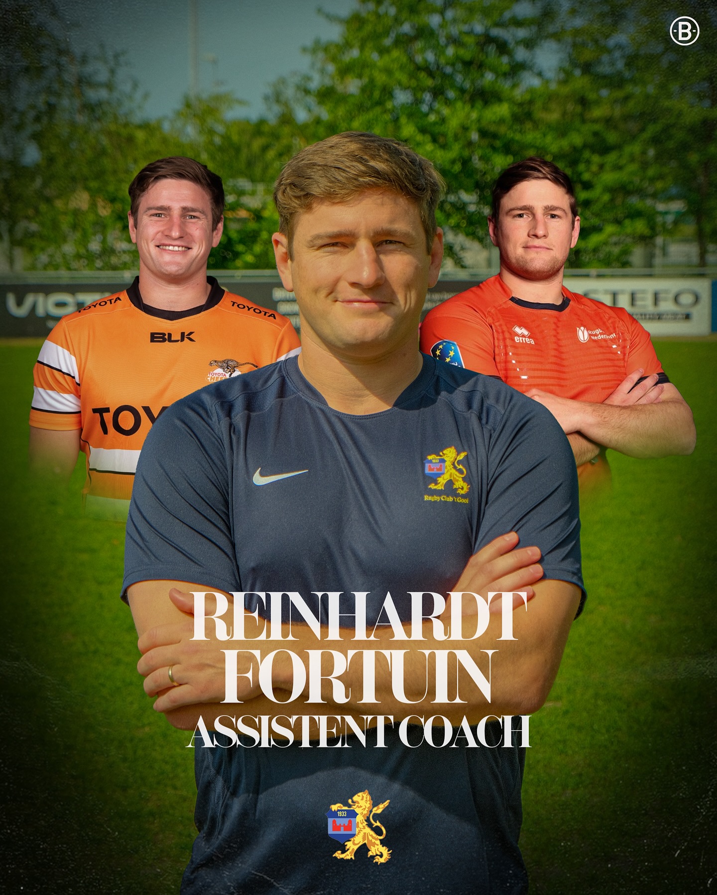 Rugby - Meet Reinhardt Fortuin our new Backs and Attack Coach 🇿🇦🇳🇱 ...
