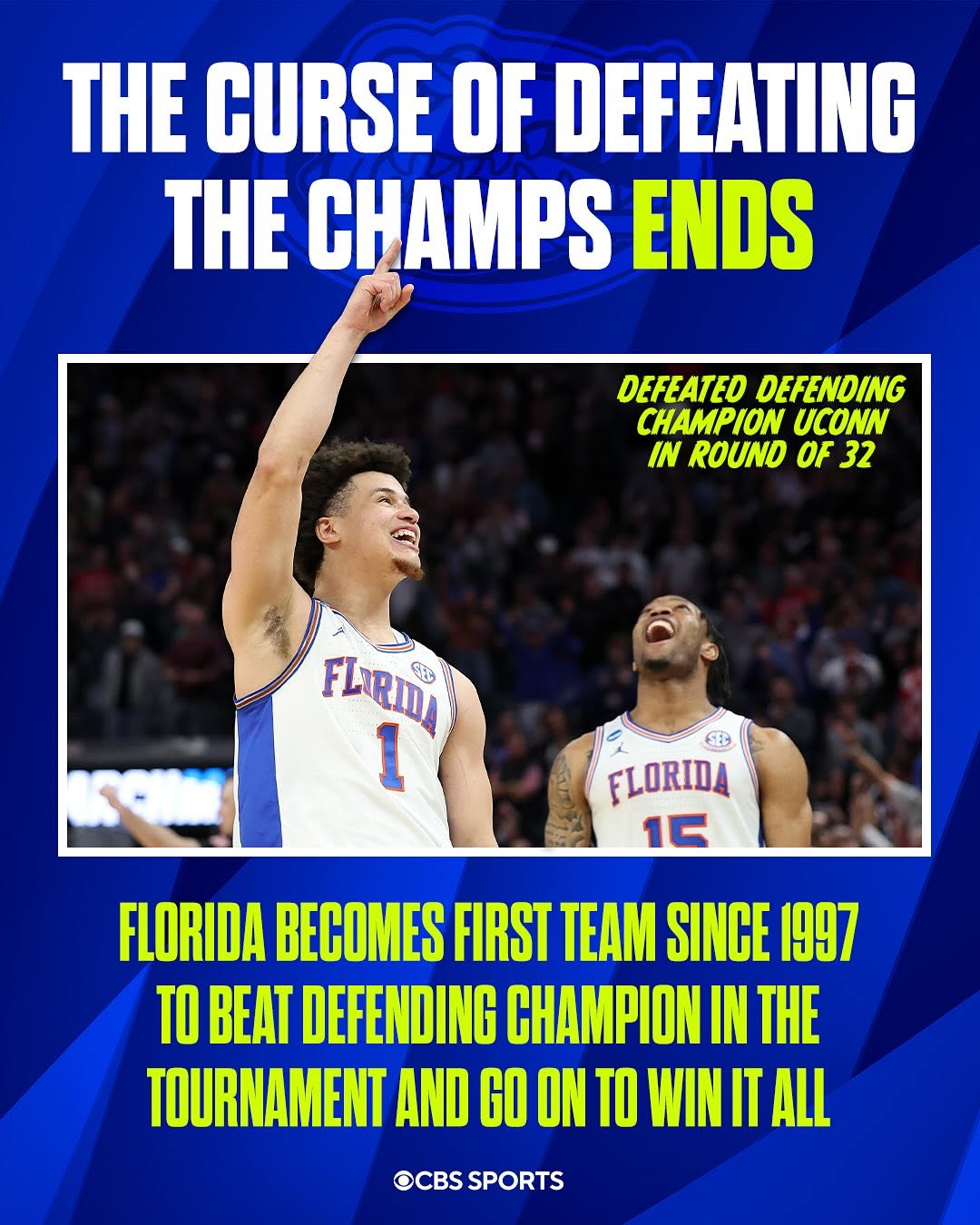CBS Sports - THE CURSE IS OVER! | Facebook