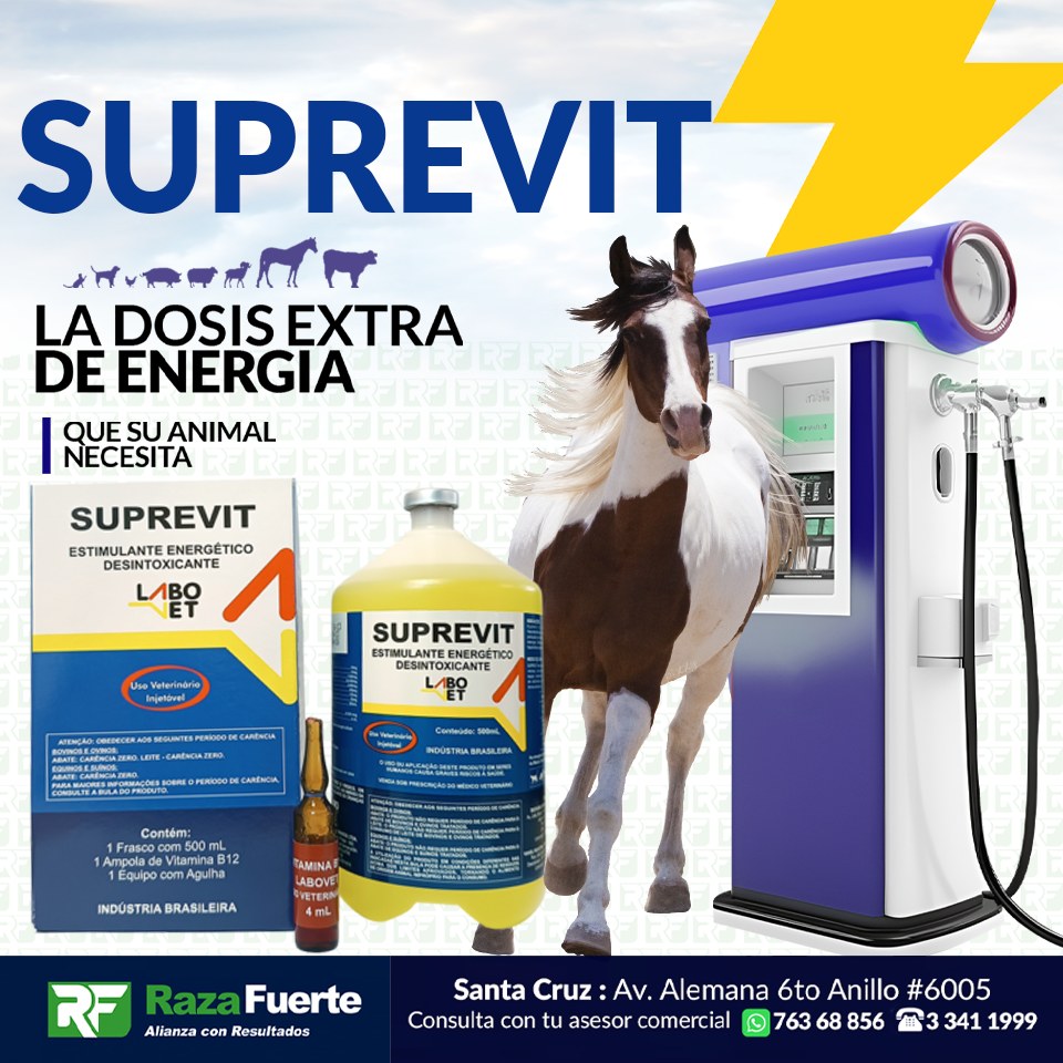 Raza - ¡LA DOSIS EXTRA DE ENERGIA! SUPREVIT es un suero inyectable de ...