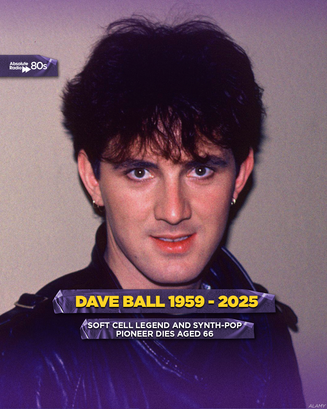 Absolute - Dave Ball, one half of legendary synth-pop duo Soft Cell ...