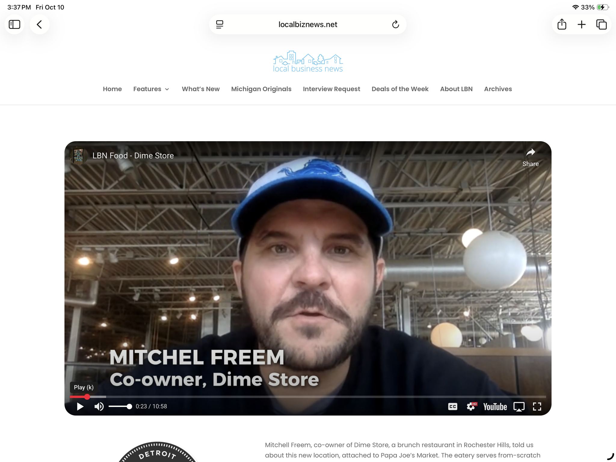 Local - Did you miss Pam’s LBN Food interview with Mitchell Freem, co ...