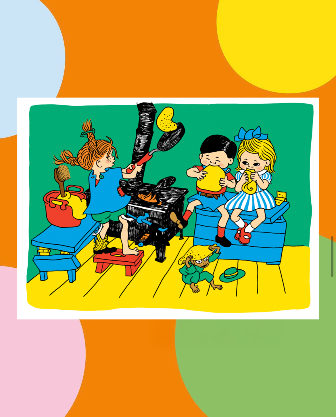 Be more Pippi – invite your friends over for pancakes! Extra