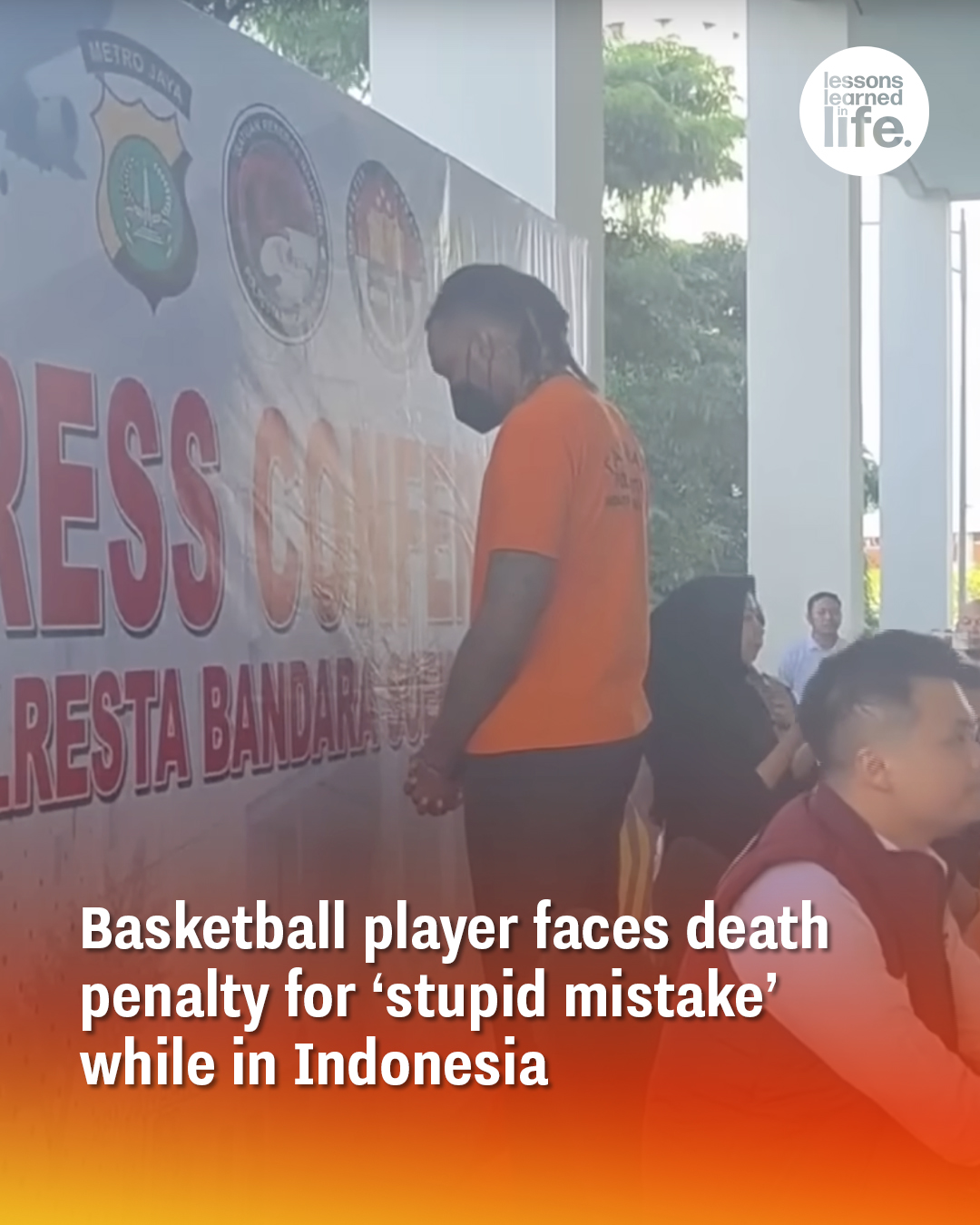 The player explained why he had it. - Lessons Learned In Life | Facebook