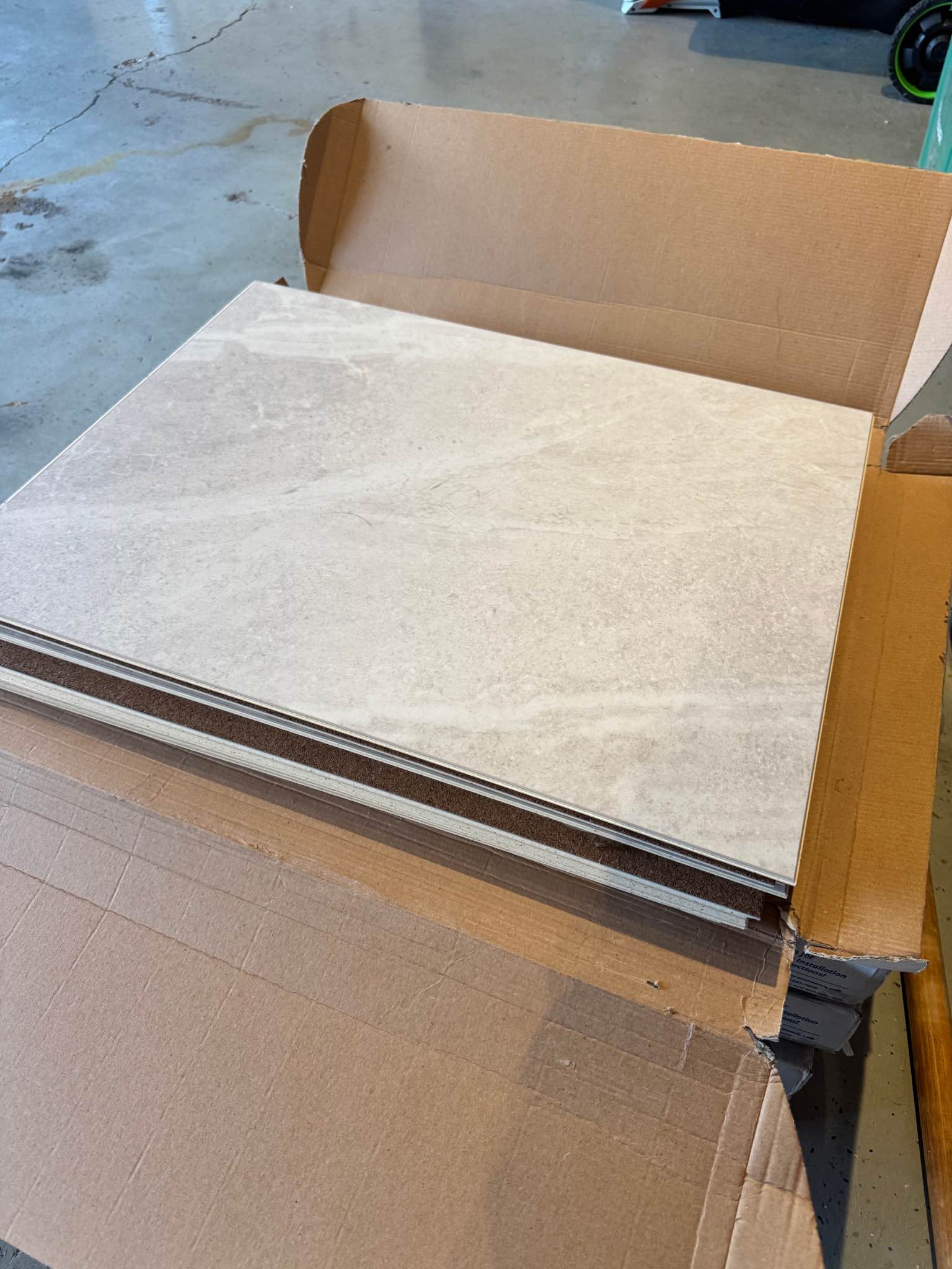 COREtec Stone 18x24 flooring “Russa” - Stepping Stones - Lake Lotawana ...