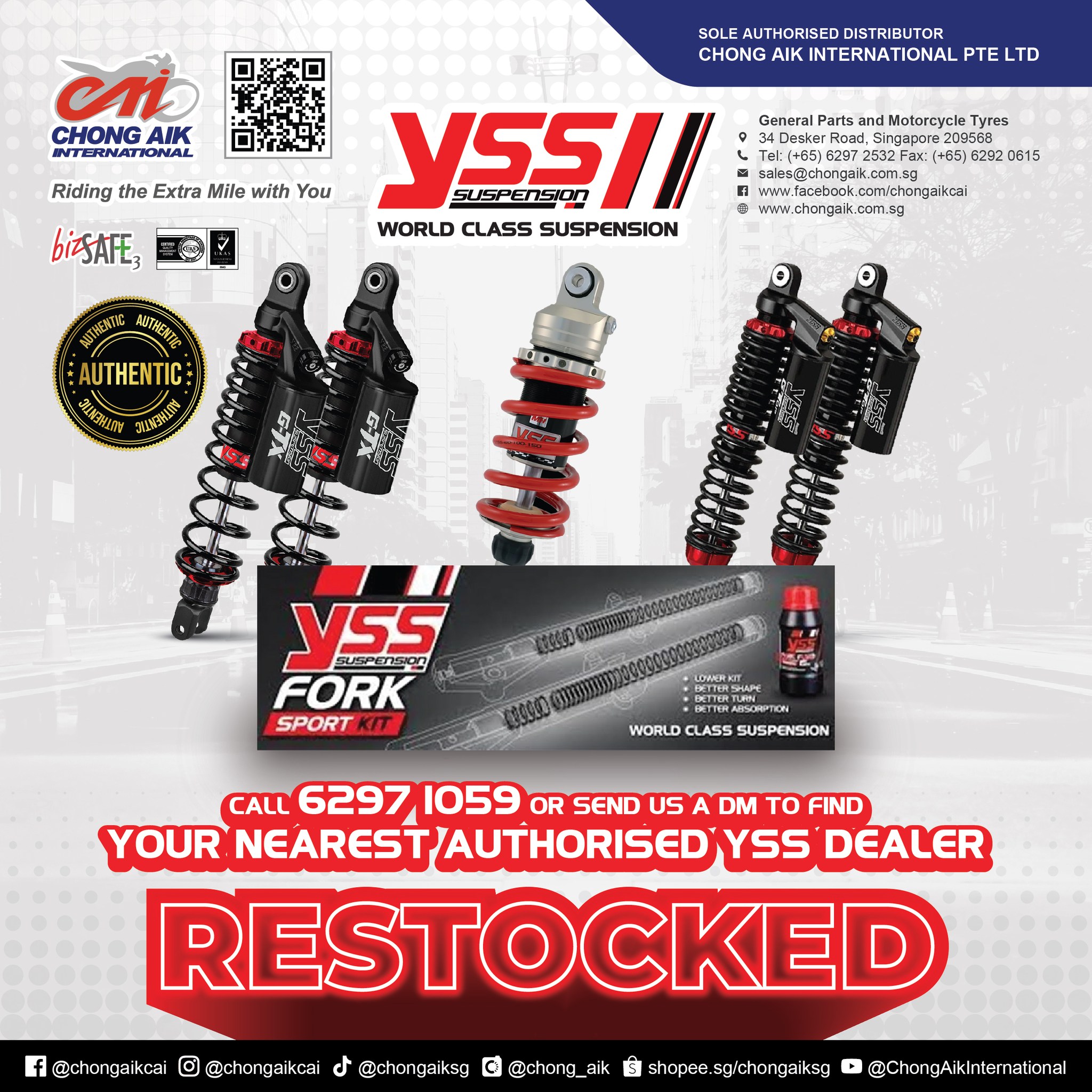 Unleash your ride's true potential with #YSS Shock Absorbers and