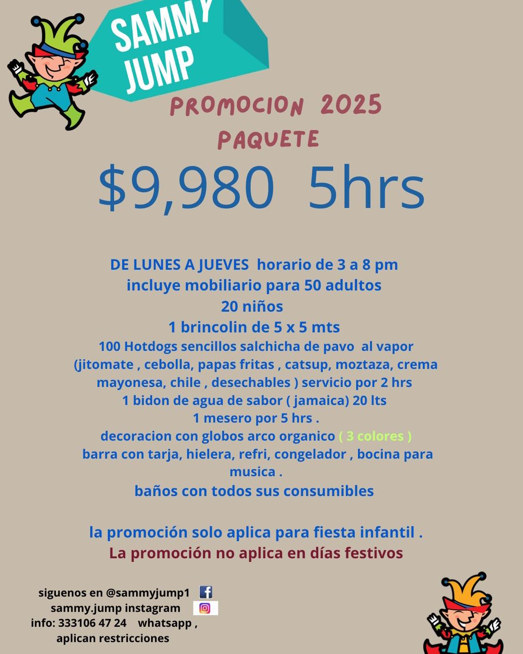 Sammy Jump Pura Fiesta | Zapopan