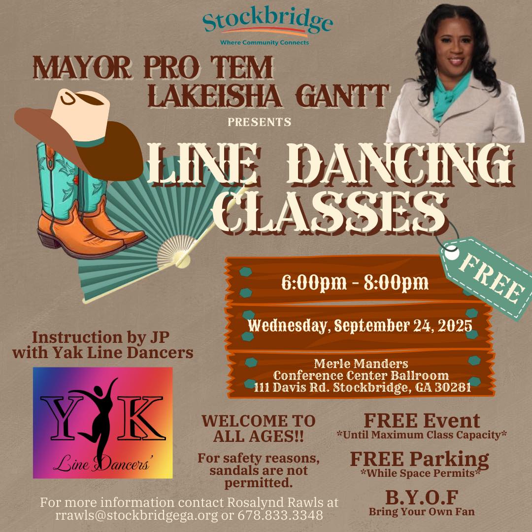 FREE Line Dancing... - City of Stockbridge Government | Facebook