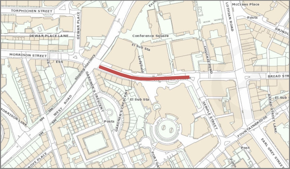 Edintravel - Morrison Street 🏗️crane installation Road... | Facebook