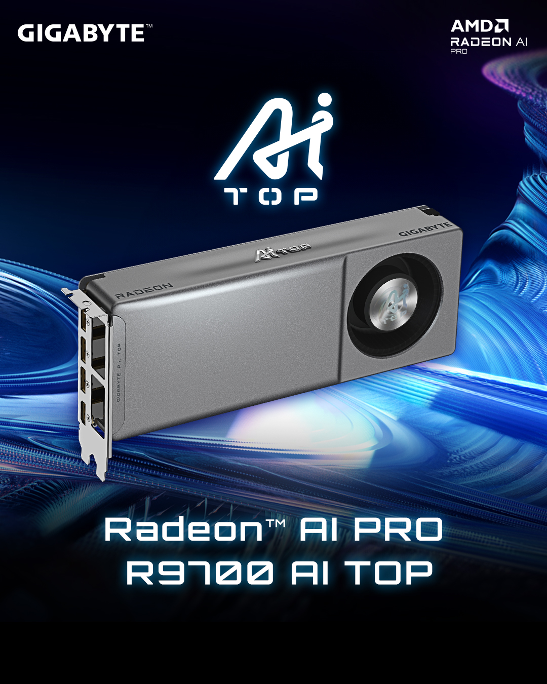 AORUS - The GIGABYTE #Radeon AI PRO R9700 AI TOP is built for real ...