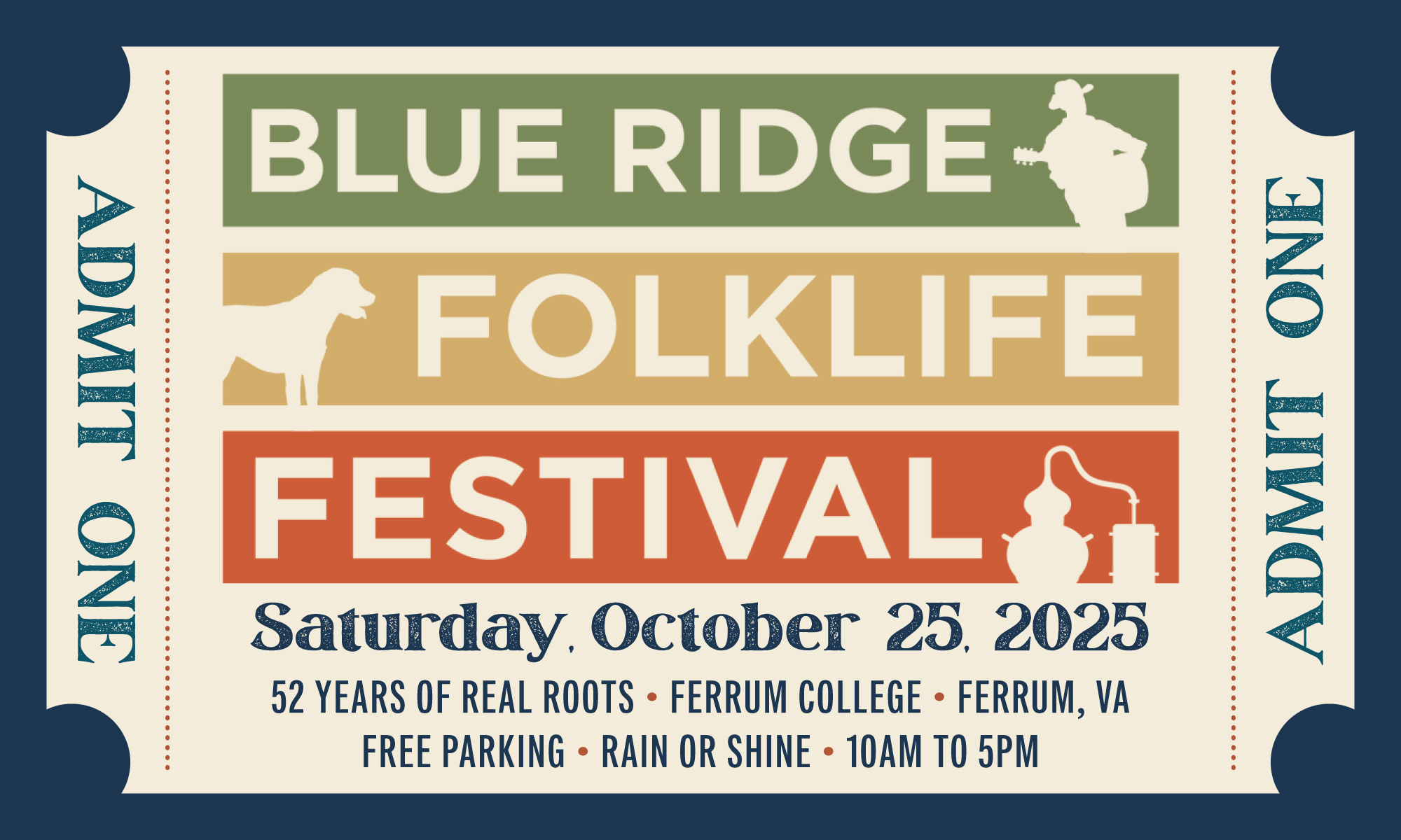 Ferrum College - 🎶🐴🐕🚜 The 52nd annual Blue Ridge Folklife... | Facebook