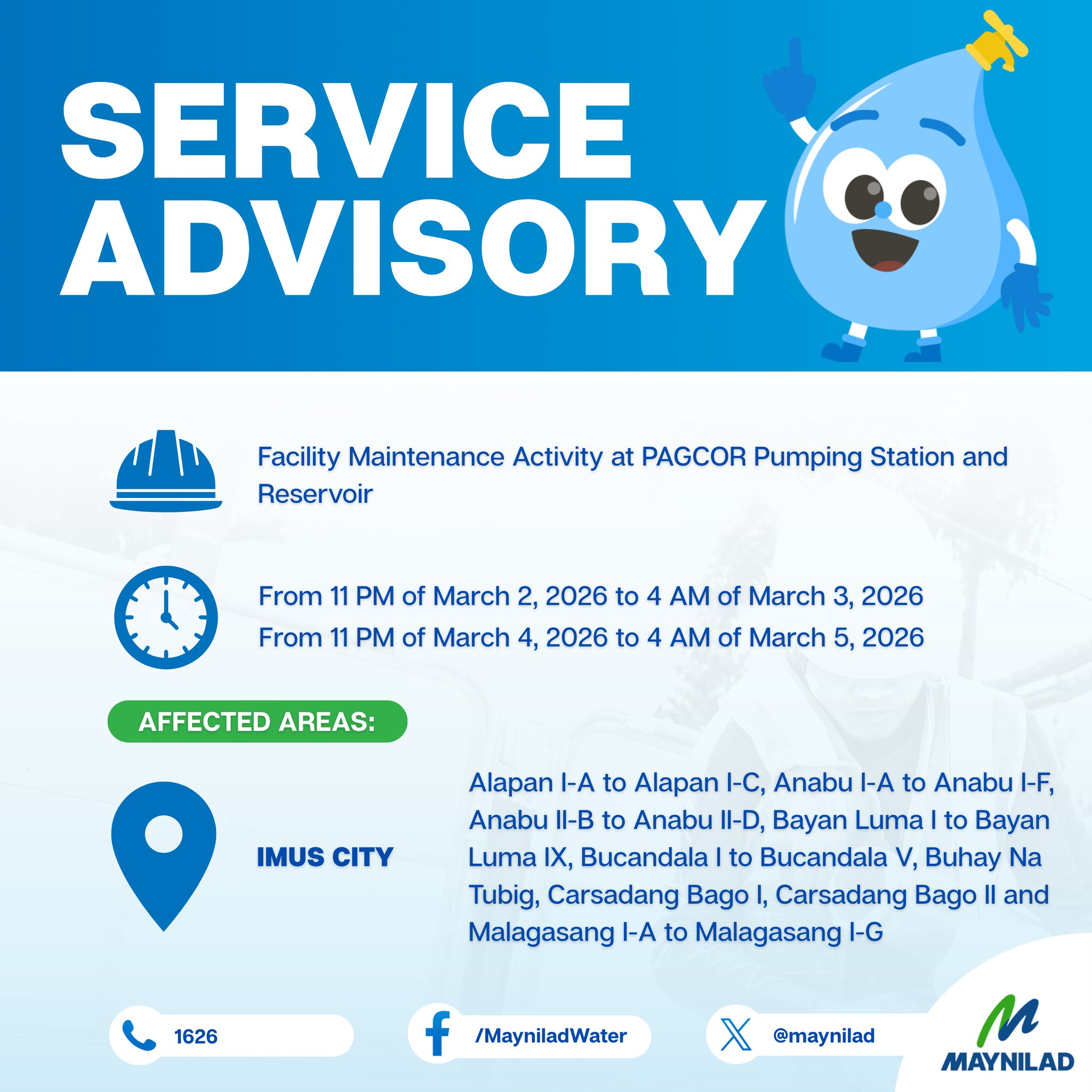 Maynilad - Maynilad will conduct maintenance activities along C4 Road ...