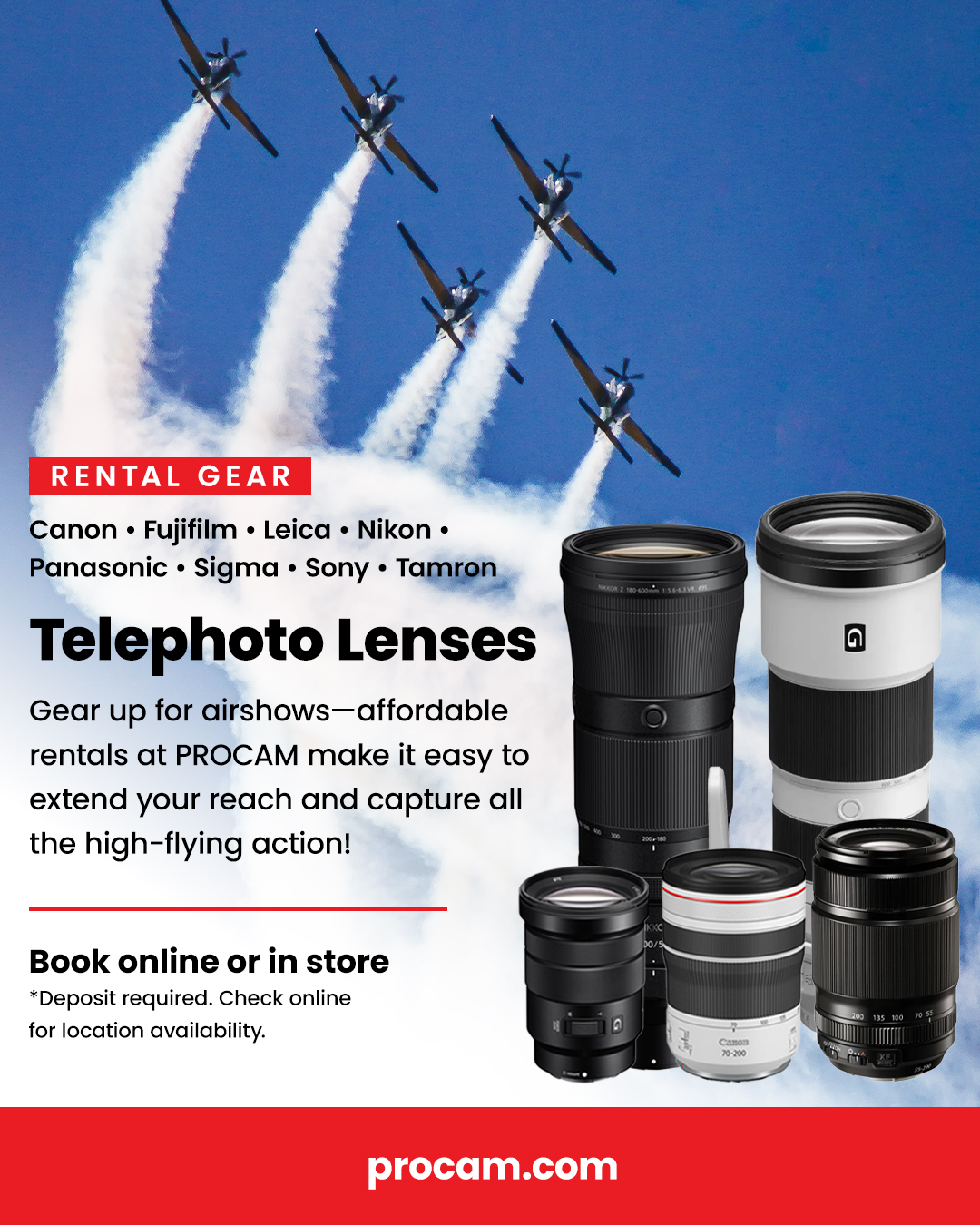 PROCAM - 🚀 Zoom in on the action this airshow season! From fast jets to ...