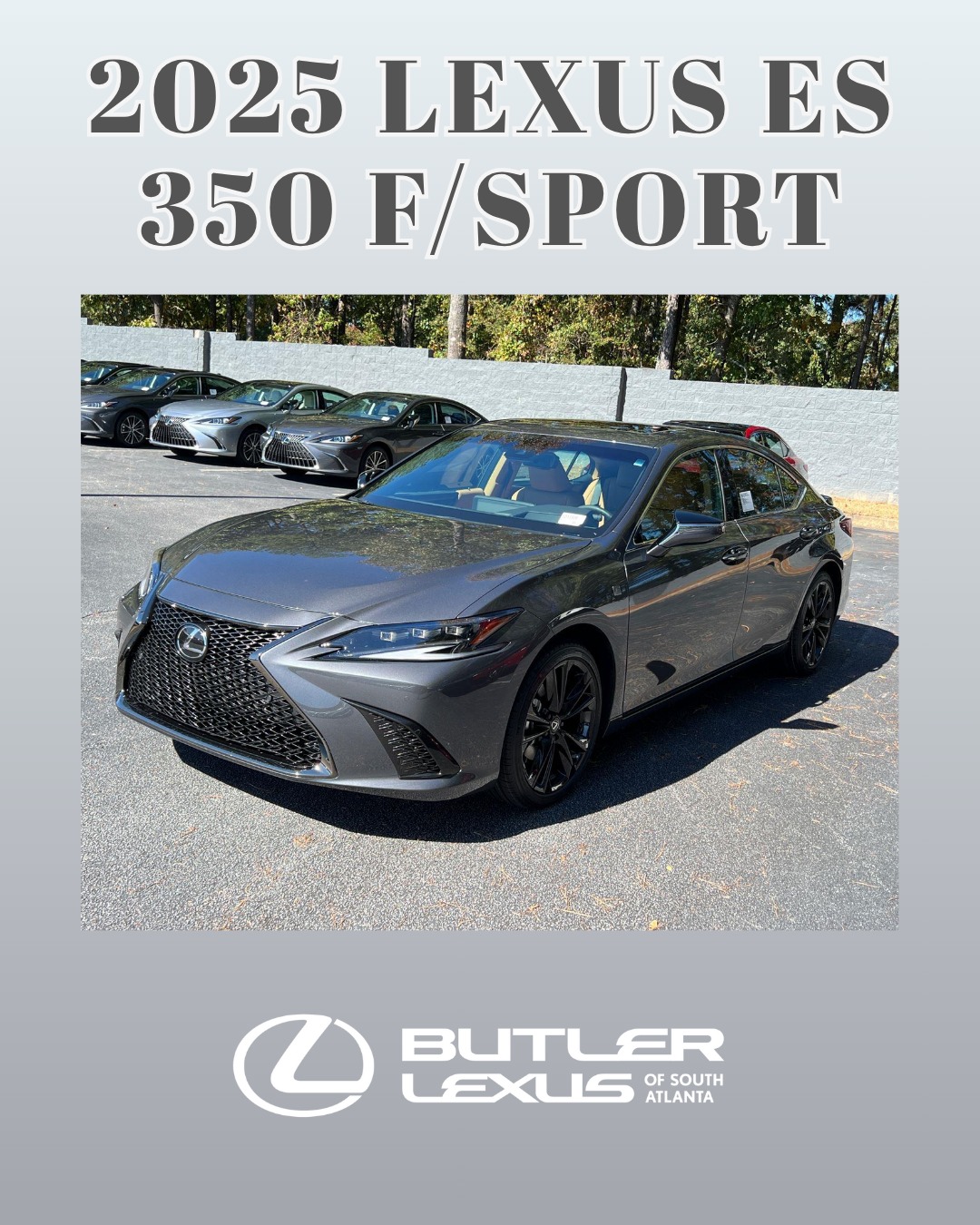 Butler - 🔥 Sporty sophistication at its finest — the 2025 Lexus ES 350 ...