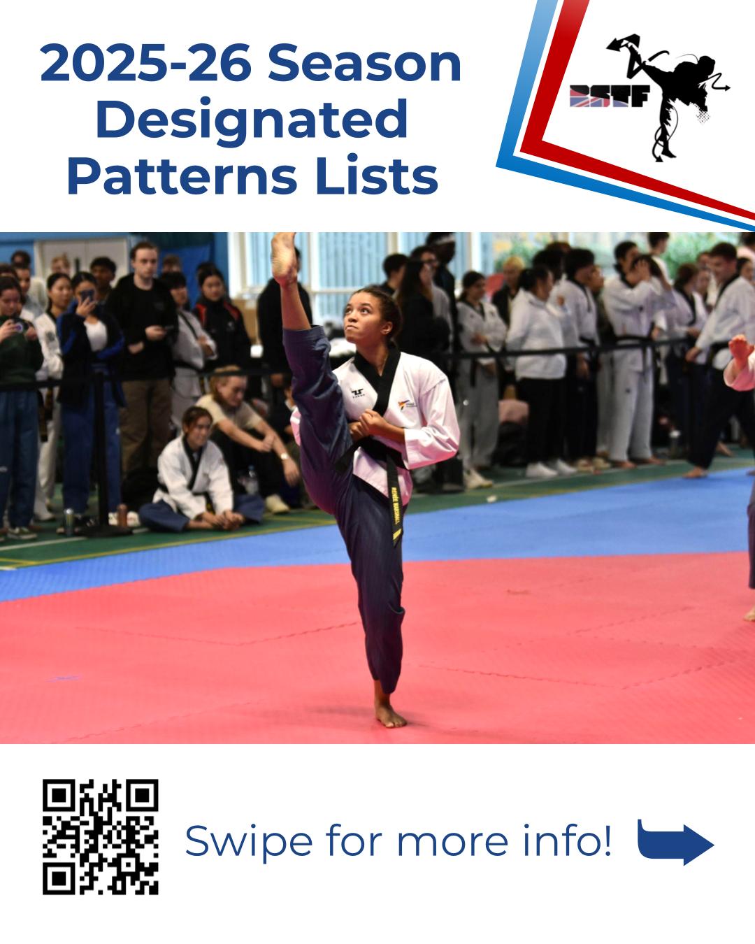 Patterns list... - British Student Taekwondo Federation BSTF | Facebook