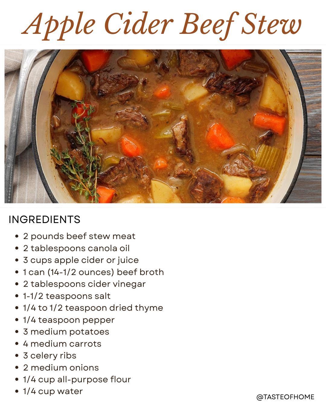Taste - It's especially nice to use this recipe in fall, when the ...