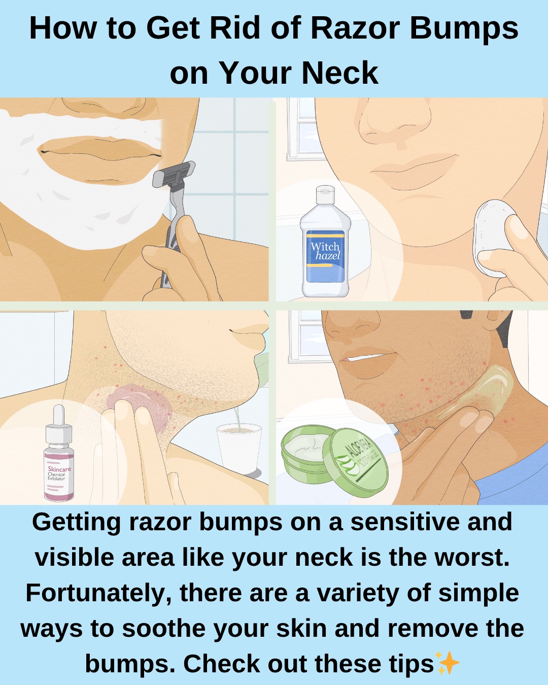 wikiHow - Getting razor bumps on a sensitive and visible... | Facebook