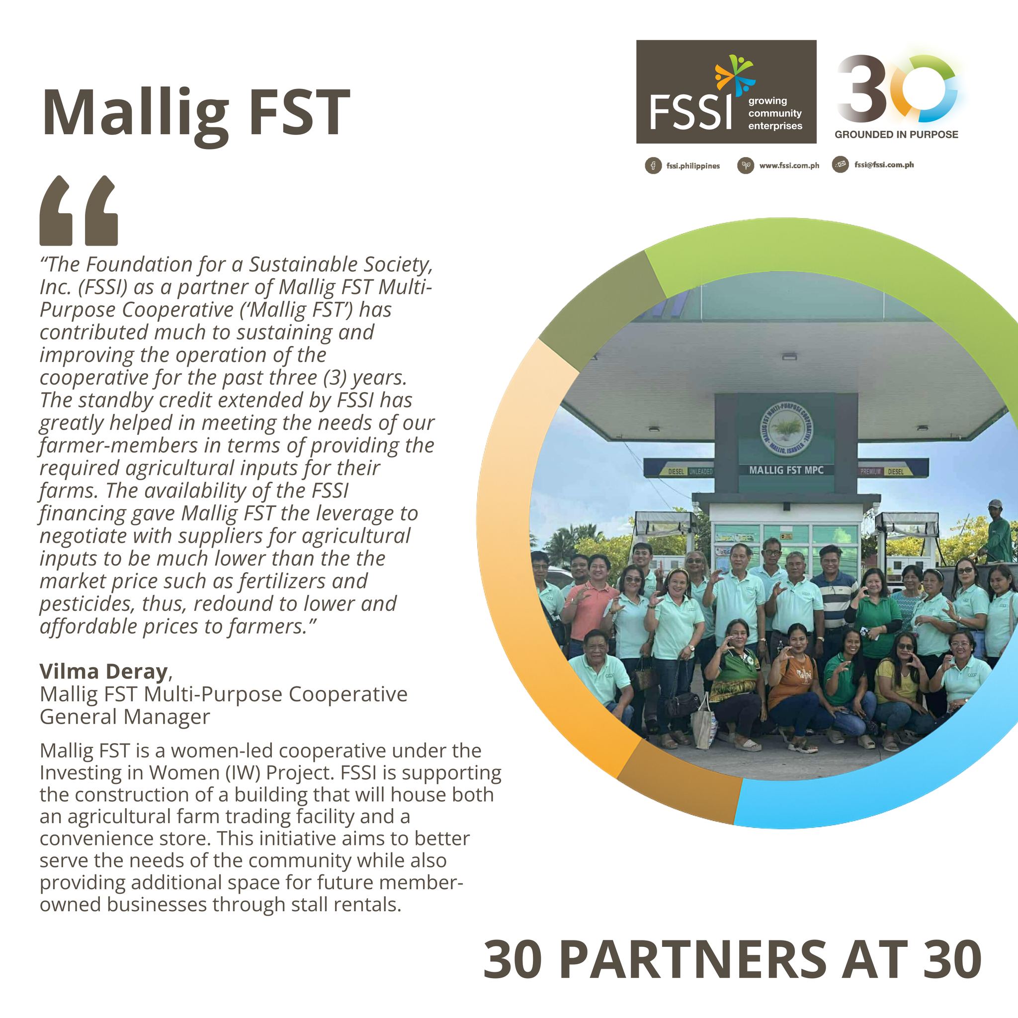 Foundation - 🌱 30 Partners at 30: Mallig FST Multi-Purpose Cooperative ...