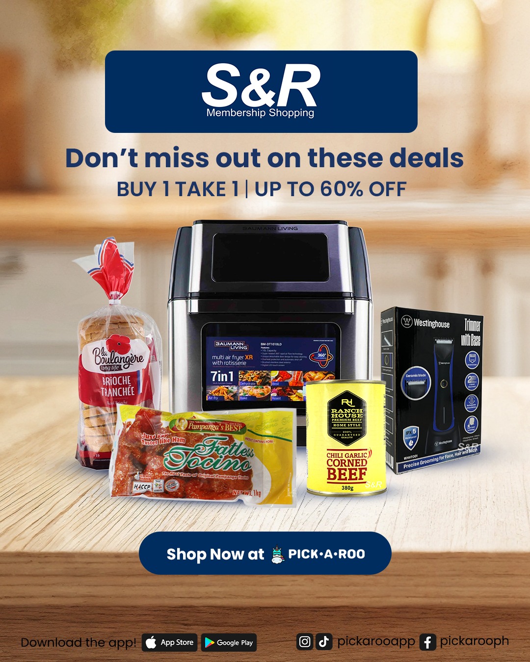 Pick.A.Roo - Big S&R savings? BIG YES! 🤑 S&R is serving up BUY 1 TAKE 1 ...