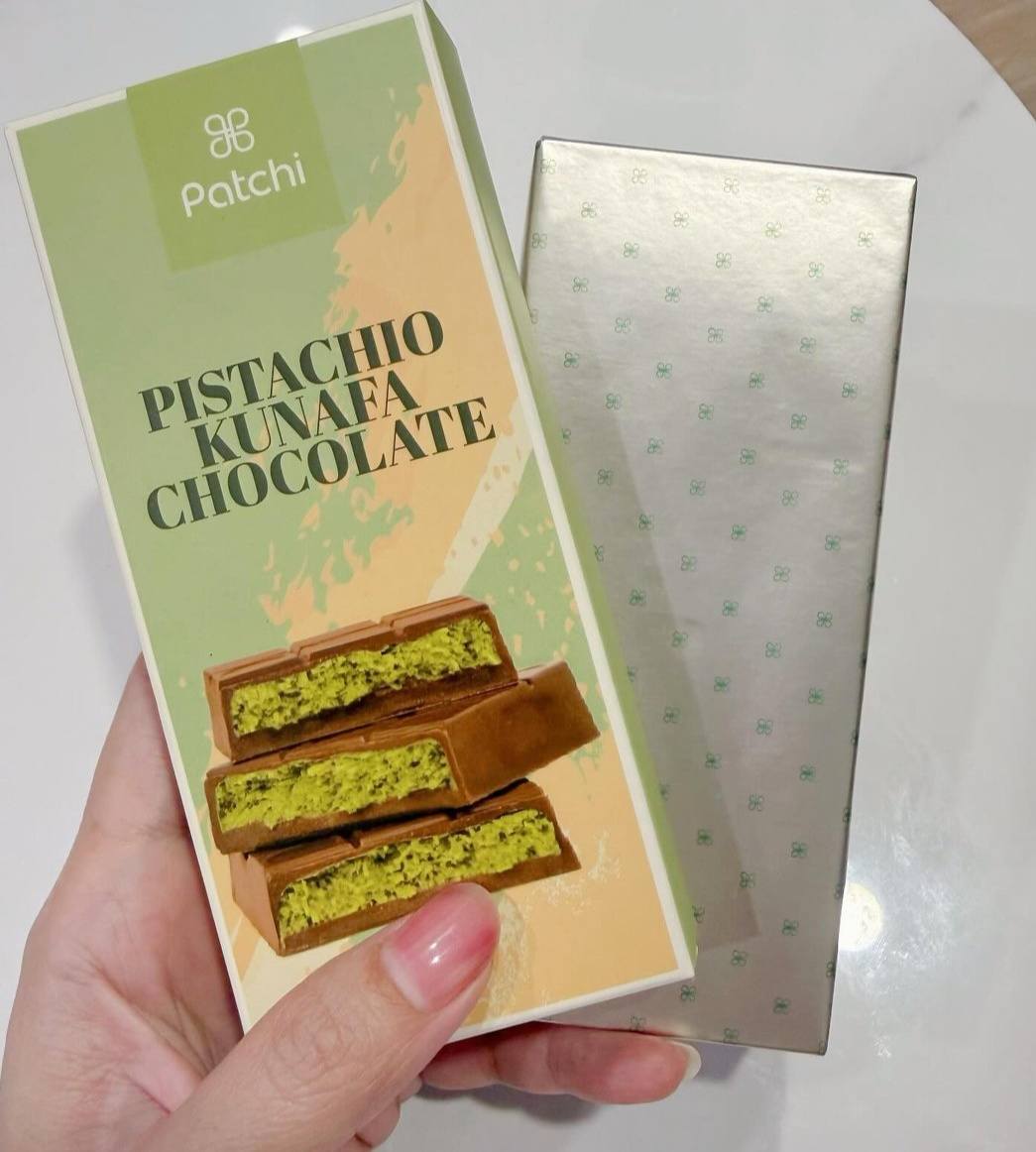 PATCHI NEWEST RELEASE! 💯 Pistachio Kunafa Chocolate Bar