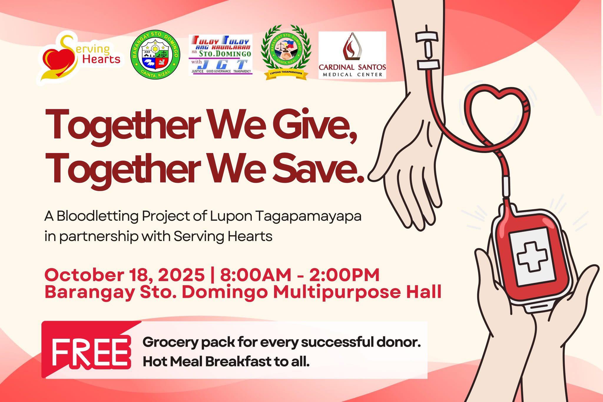 OneCainta - 🩸 Blood Donation Alert 🩸 Isang buwan pa bago... | Facebook