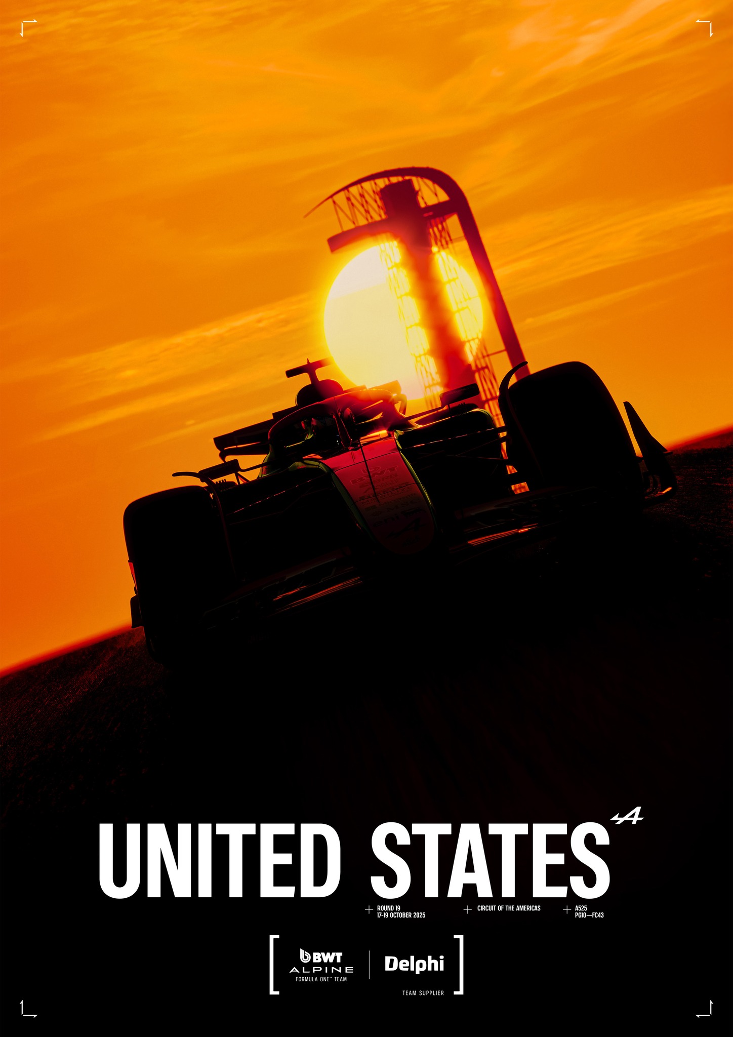 Delphi - The #USGP is almost here, and our partner Alpine F1 Team is ...