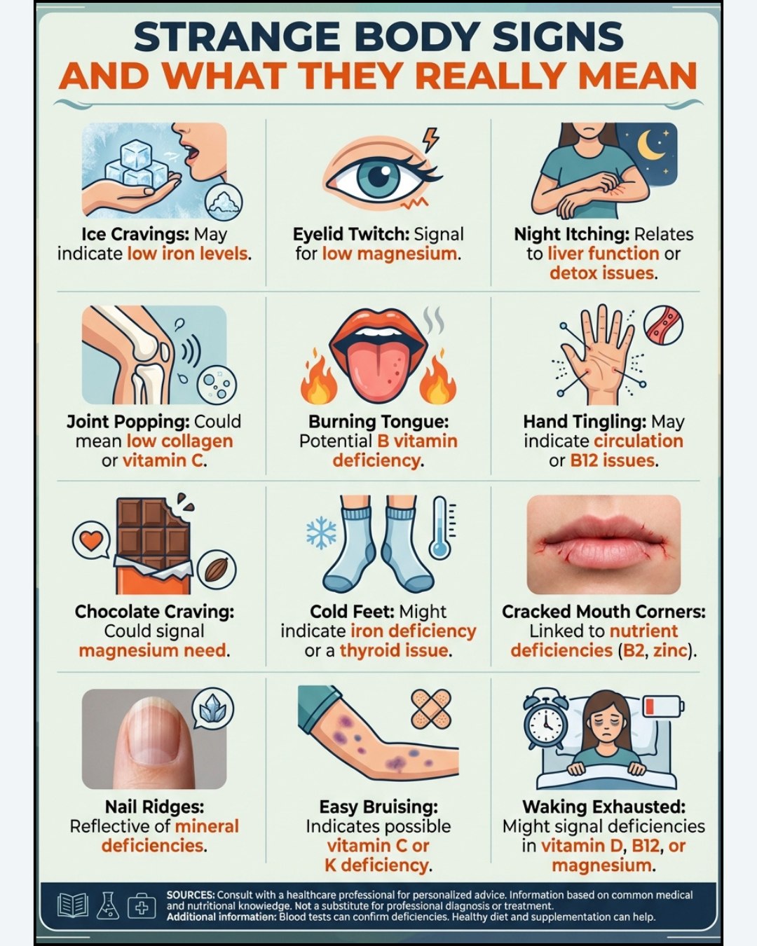 Easy - Strange Body Signs And What They Really Mean Many people often ...