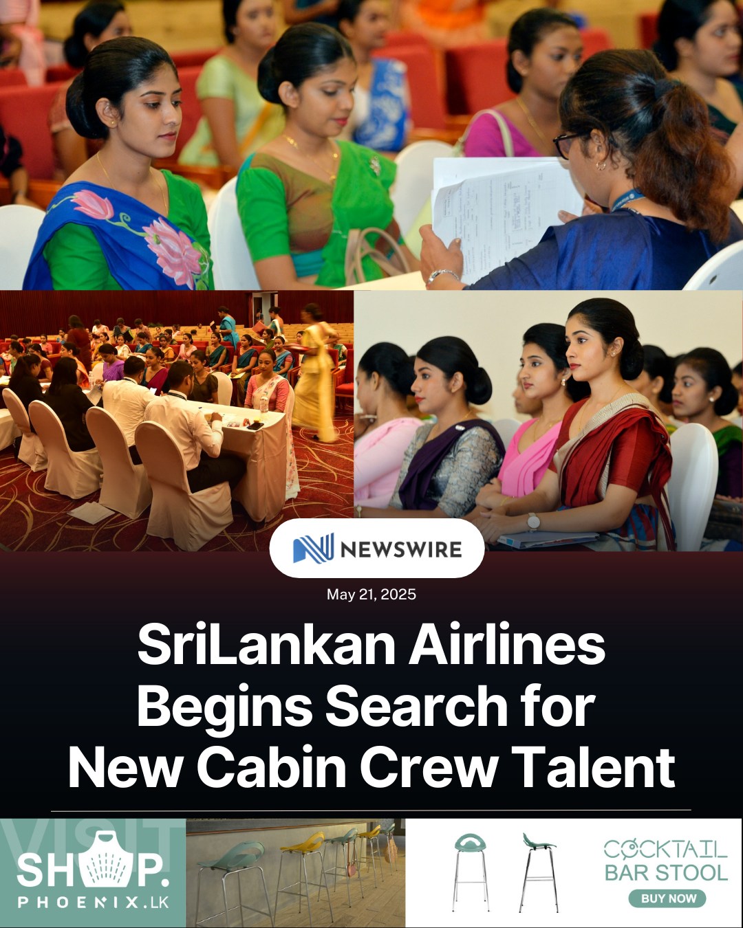 Newswire - SriLankan Airlines has launched a major recruitment drive in ...