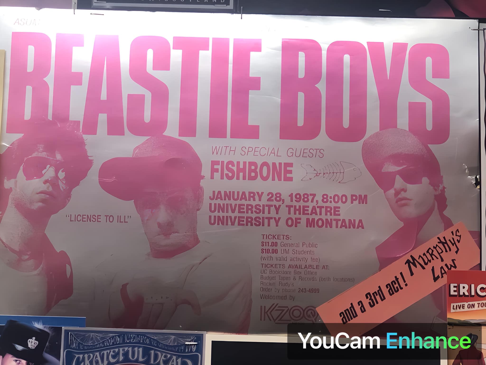 January 28, 1987- The LICENSE TO ILL tour kicks off in Missoula 