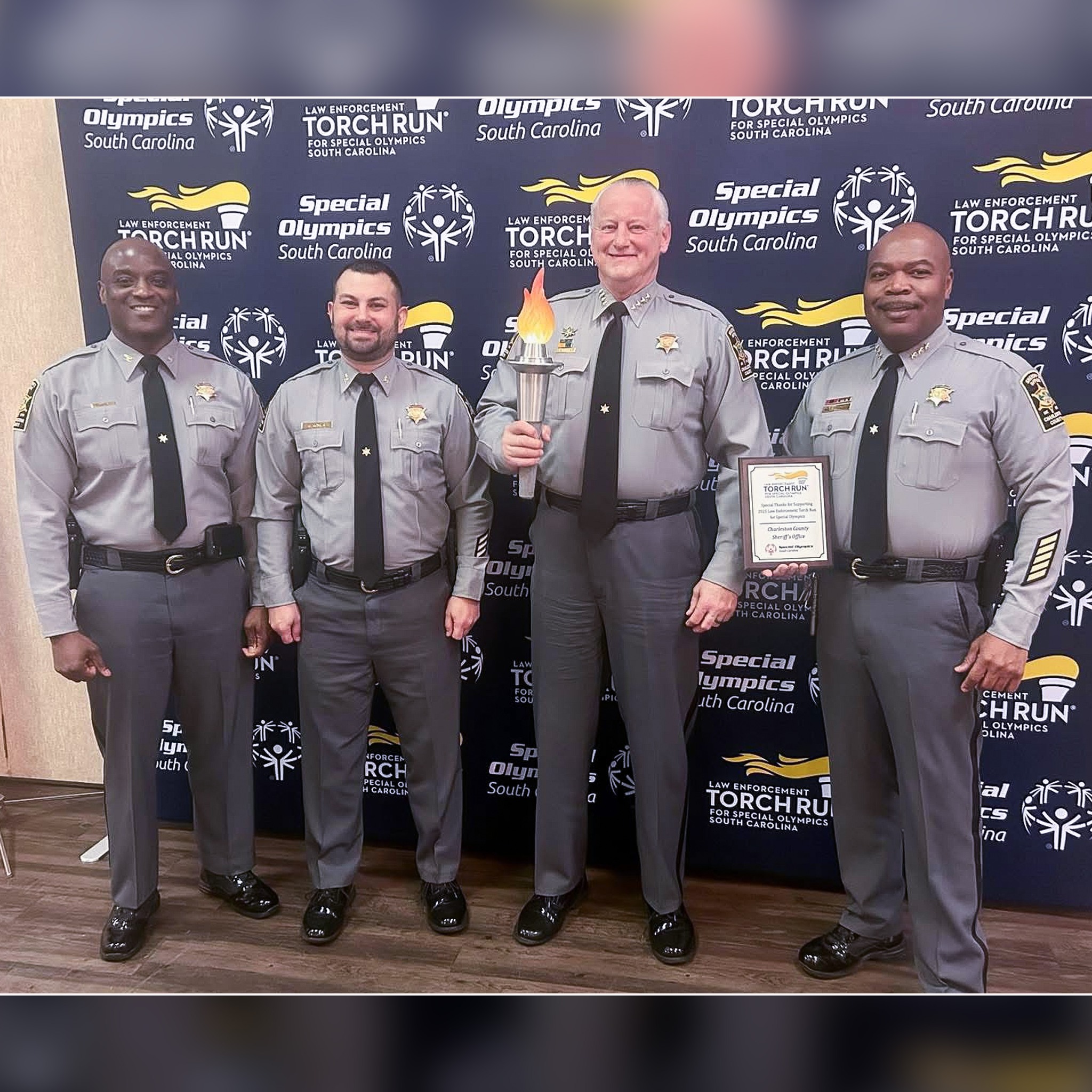 Charleston - Sheriff Carl Ritchie and members of the Charleston County ...