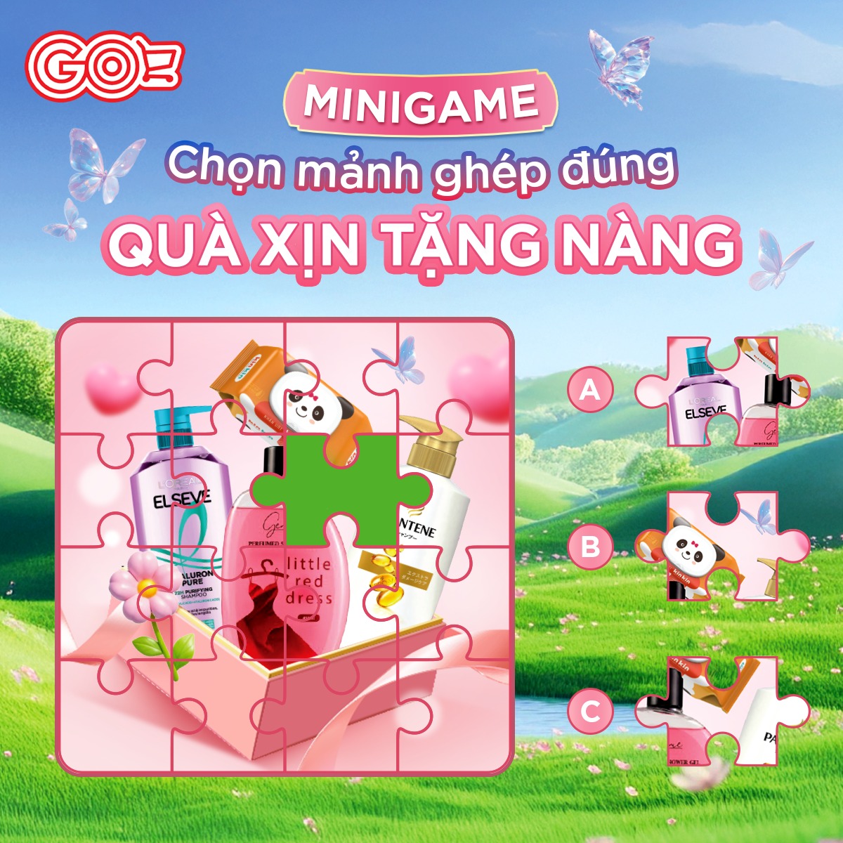 GO - [MINIGAME] CHỌN ĐÚNG MẢNH GHÉP - RINH LIỀN QUÀ XỊN 🎁 💕 Minigame ...