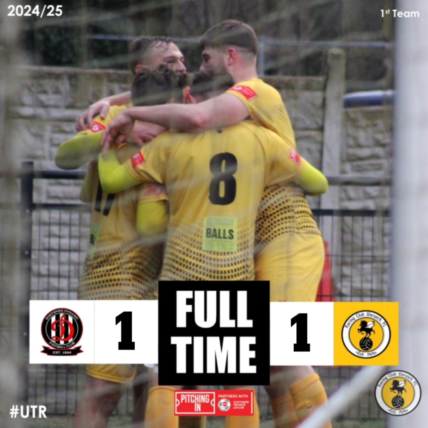 Racing - FULL TIME: Shepshed Dynamo 1 - 1 Racing Club Warwick Point on ...