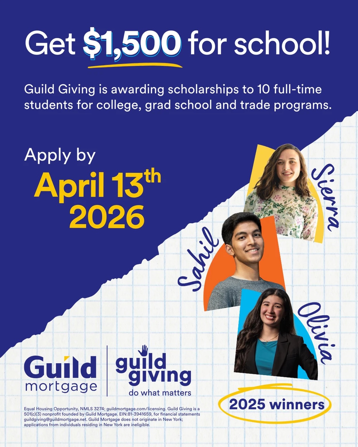 Southlake - The 2026 Guild Giving Scholarship is NOW OPEN! 🎓 10 full ...