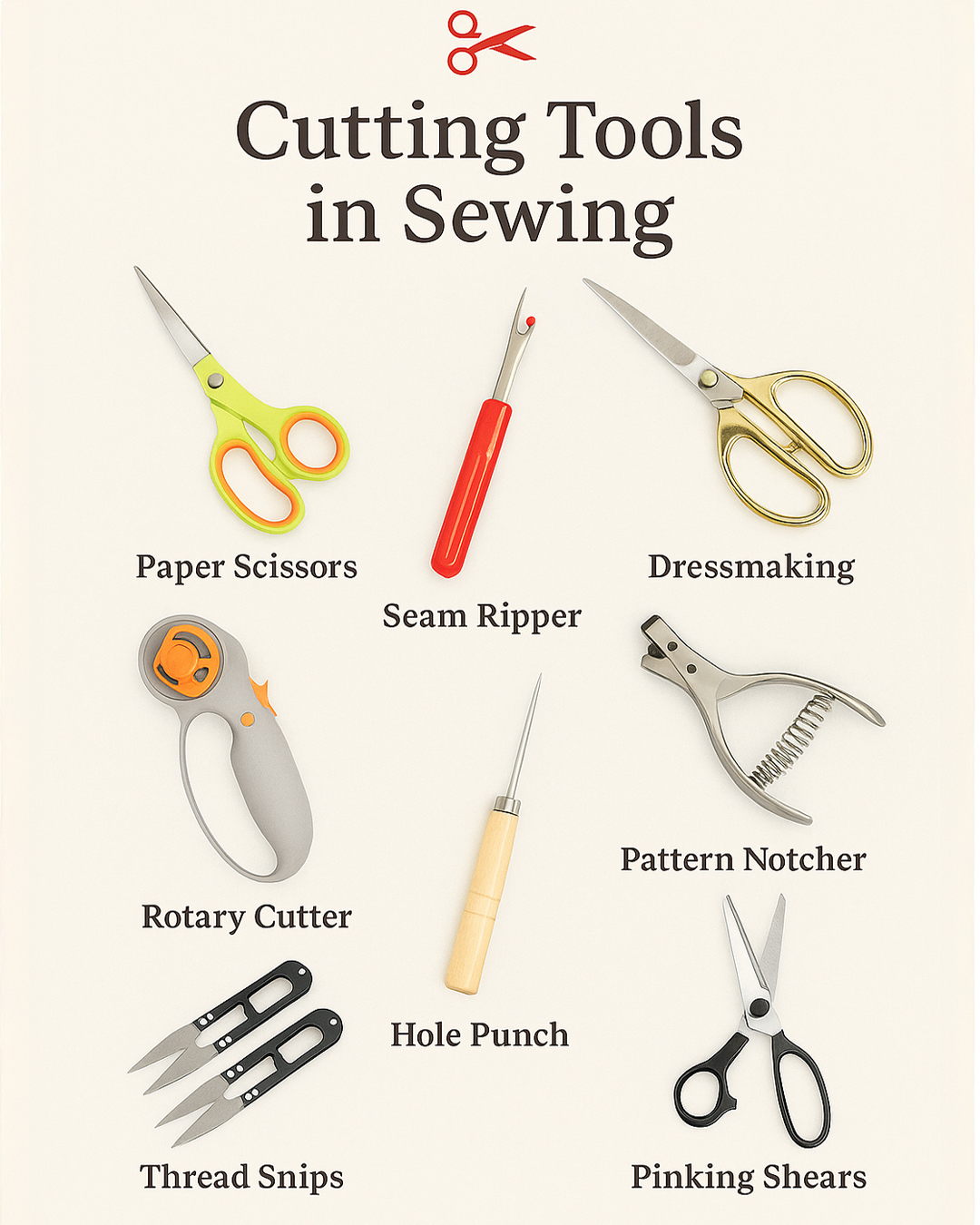 Cutting Tools in Sewing