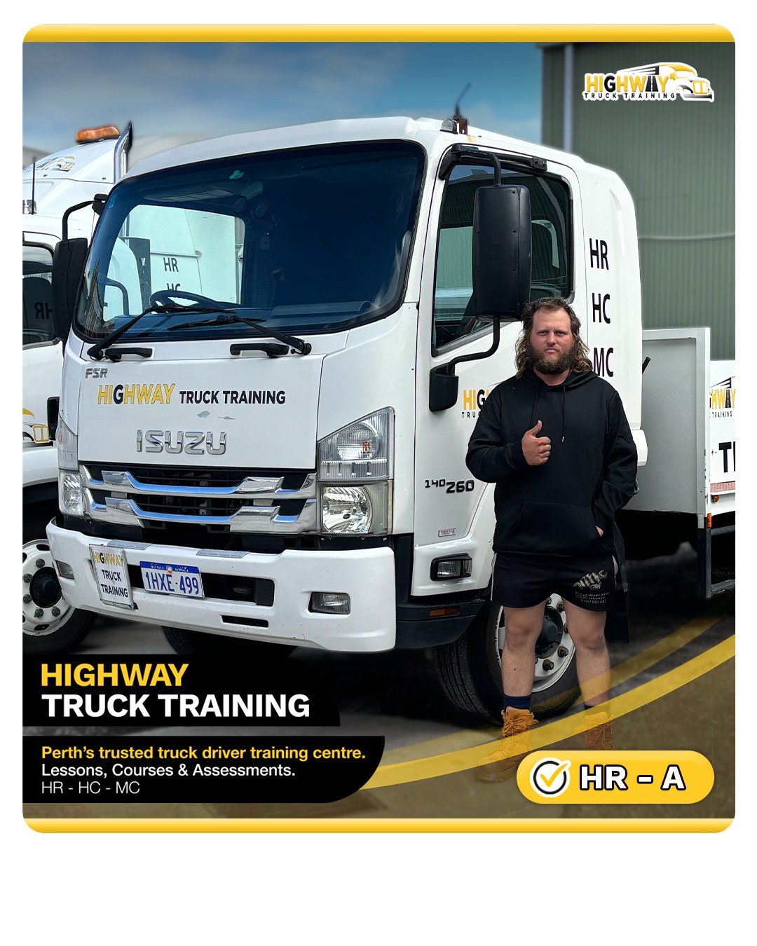 Highway - Big cheers to Robert for passing his Heavy Rigid (Automatic ...