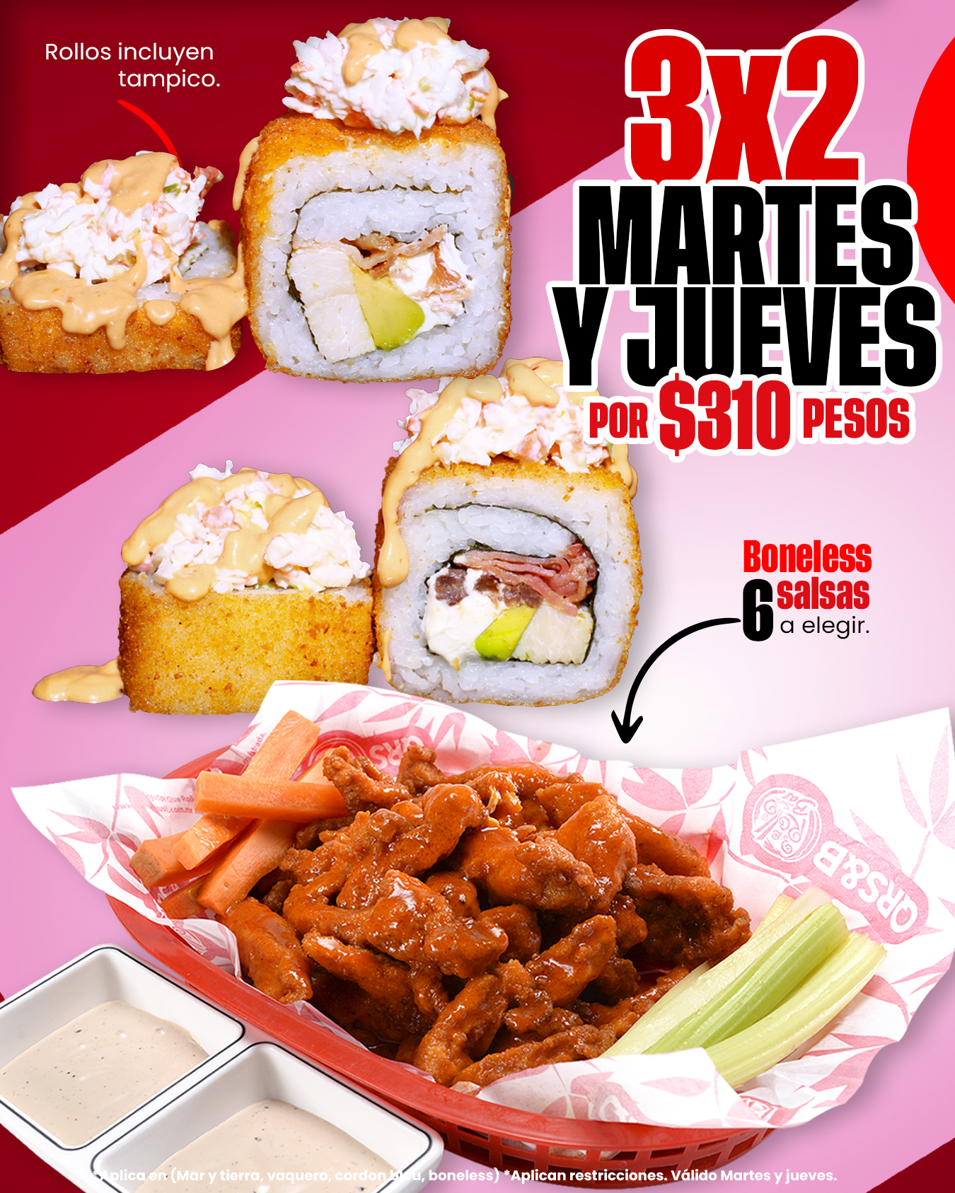 Que Rollo Sushi Nuevo | Hermosillo