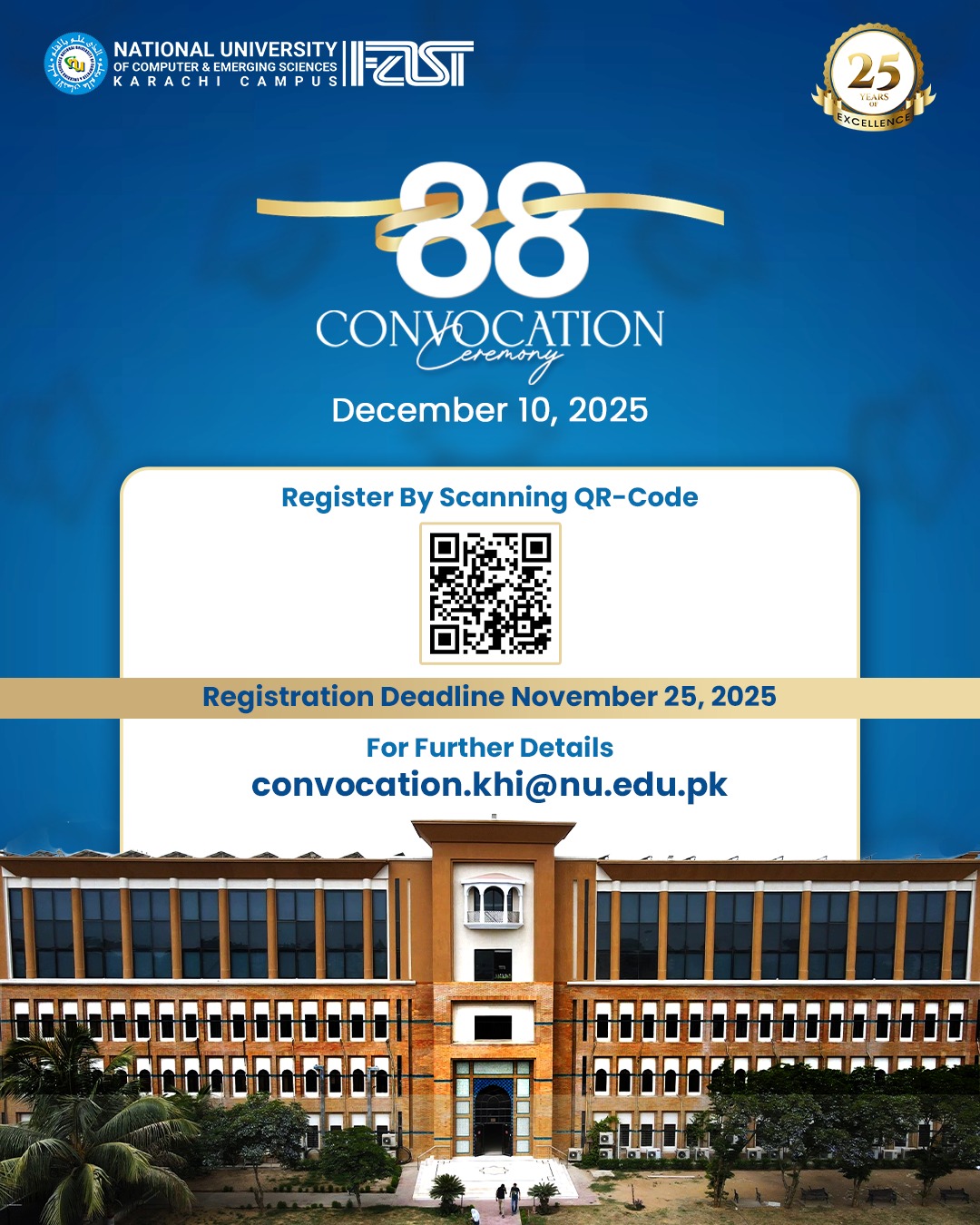 FAST - 🎓 FAST-NUCES Karachi Campus proudly announces its 88th ...