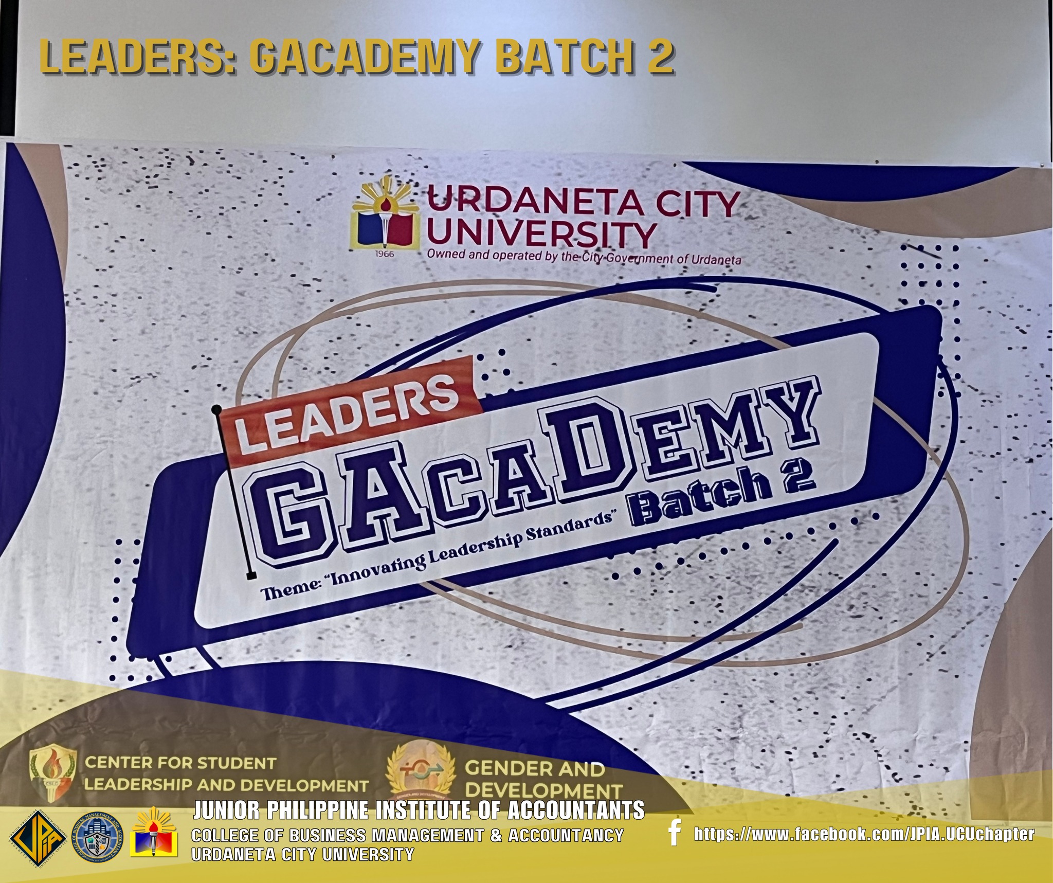 Junior - Leaders GAcaDemy Batch 2: Last Session May 9, 2025 ...