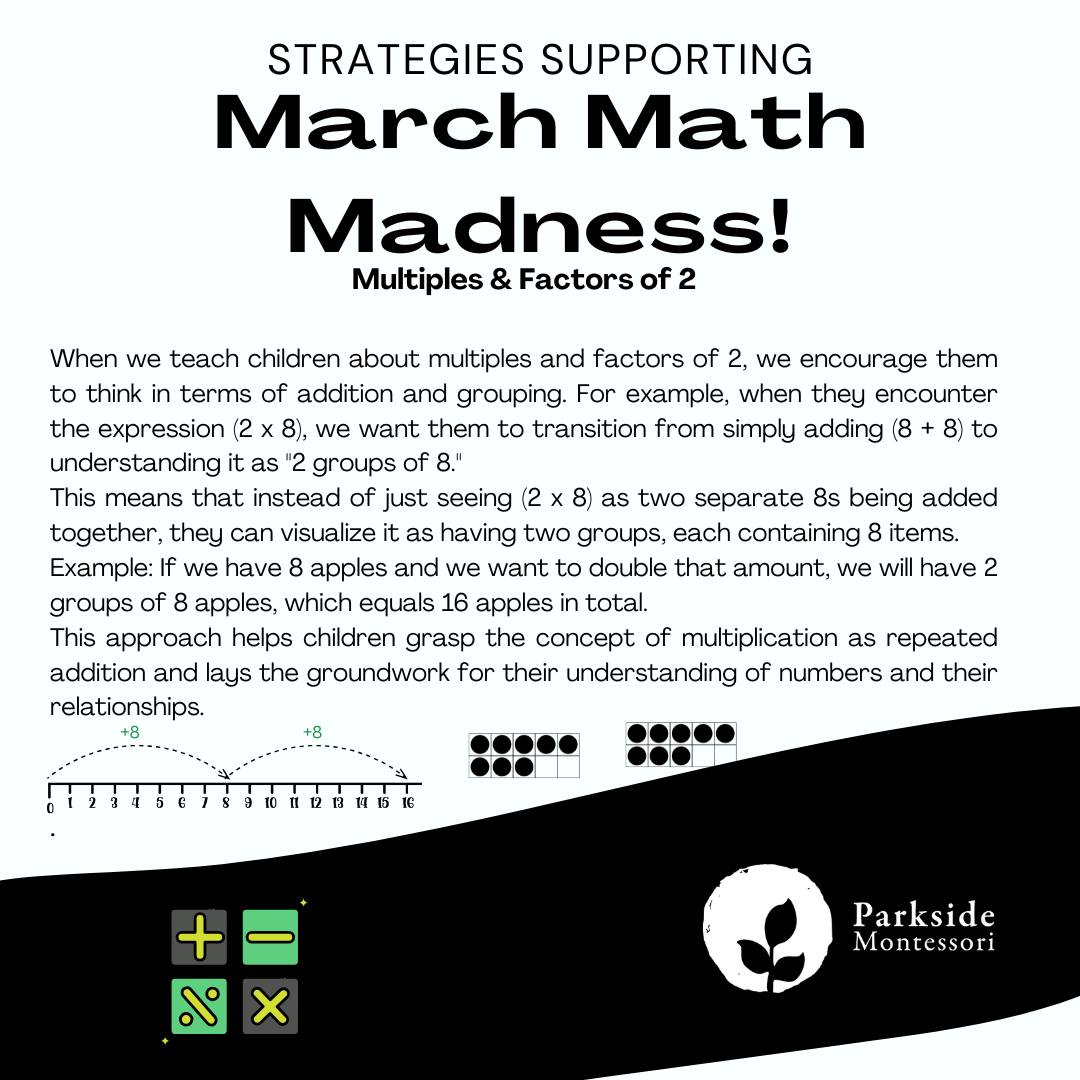 Parkside - 🌟 Teaching kids about multiples and factors can transform ...