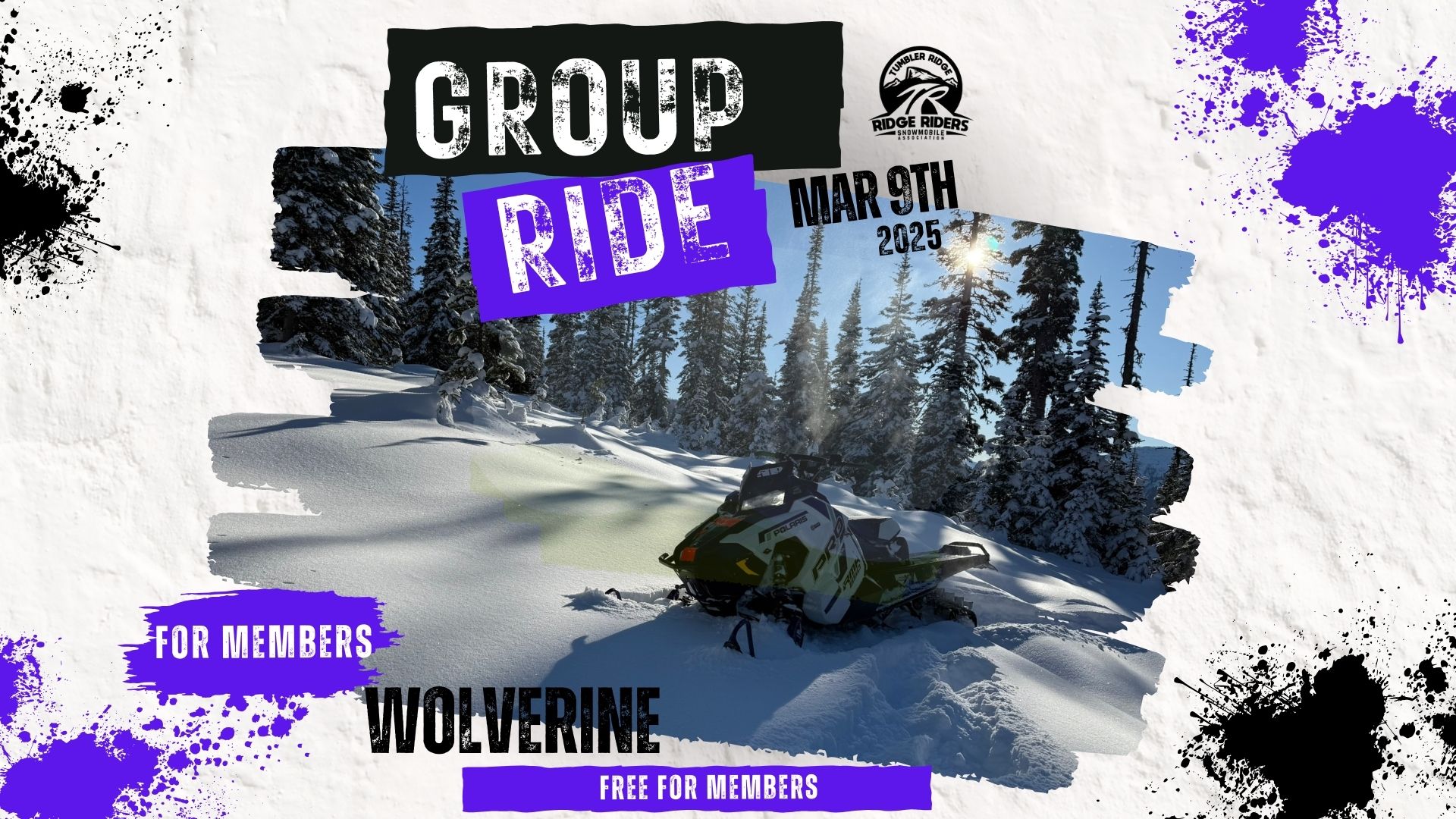 Tumbler Ridge Riders Snowmobile Association