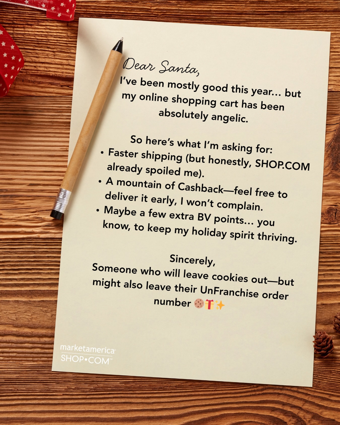 Market - Santa’s checking his list... and apparently our customers made ...