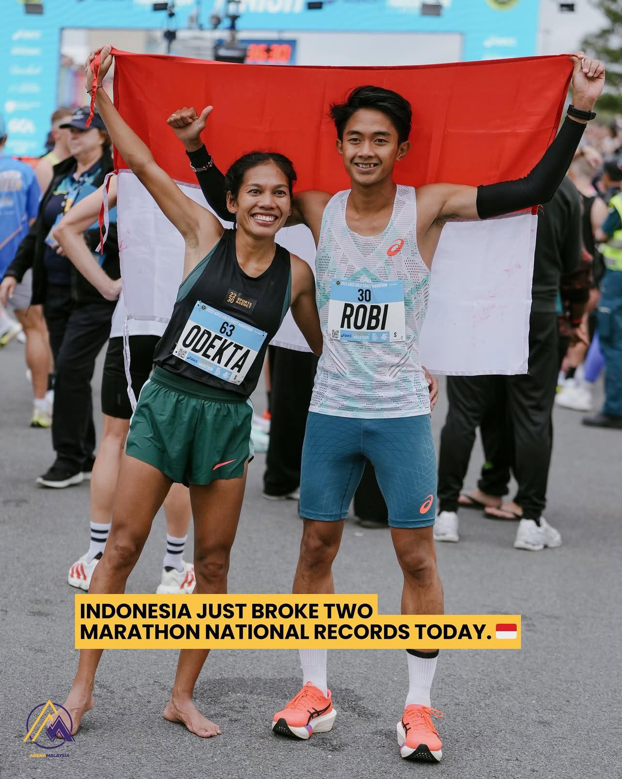 Info - Gold Coast Marathon (2025) Team Indonesia berjaya pecahkan 2 ...