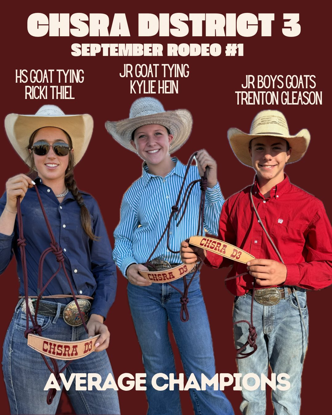 Gre... - California High School Rodeo Association - District 3 | Facebook