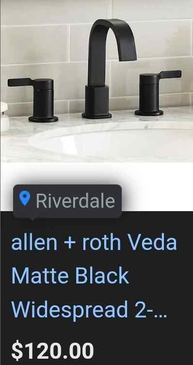 Allen Roth Veda 3 piece sink faucet - Bath Accessories - Hill Air Force ...
