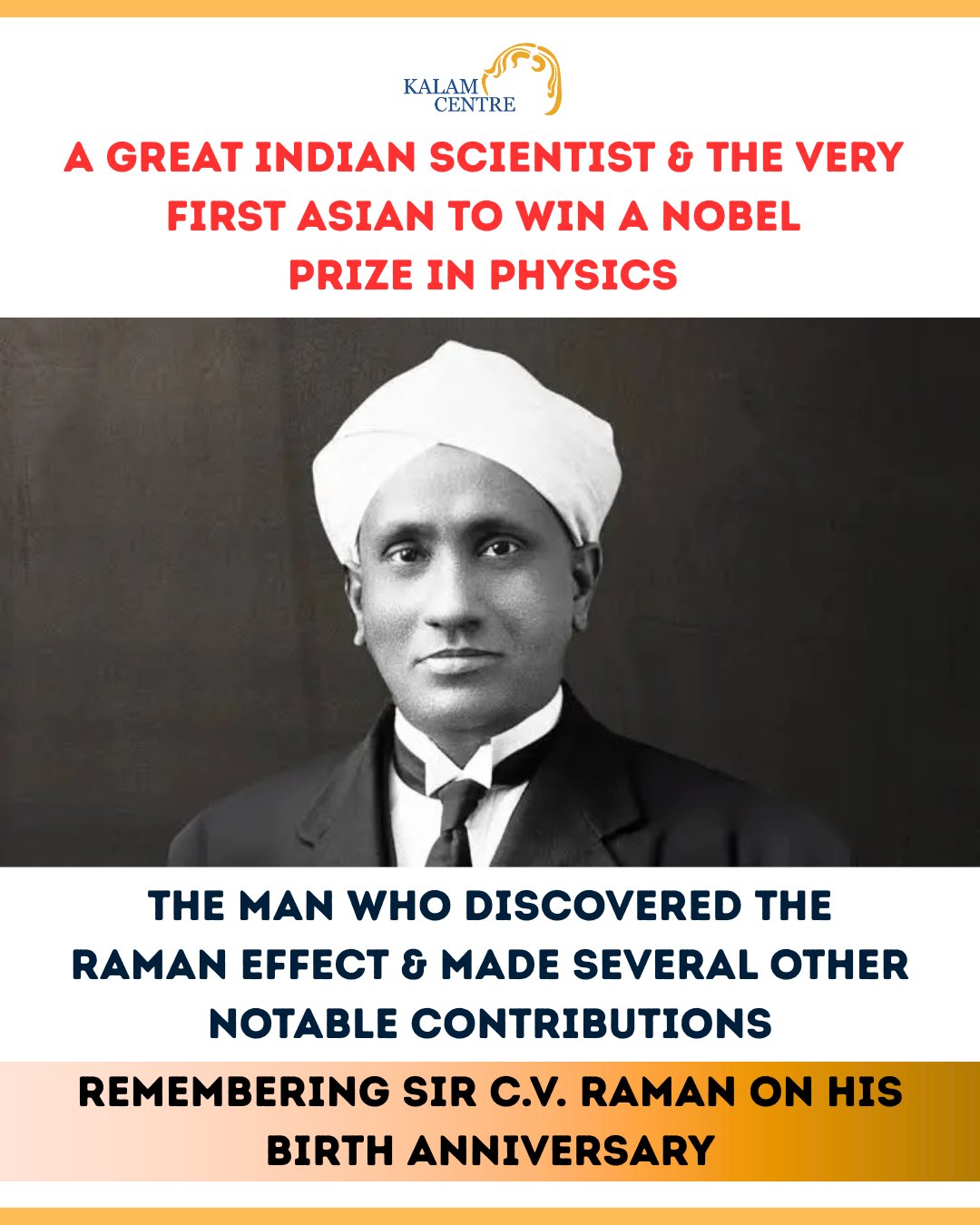 REMEMBERING SIR C.V. RAMAN ON... - Dr. APJ Abdul Kalam Centre | Facebook